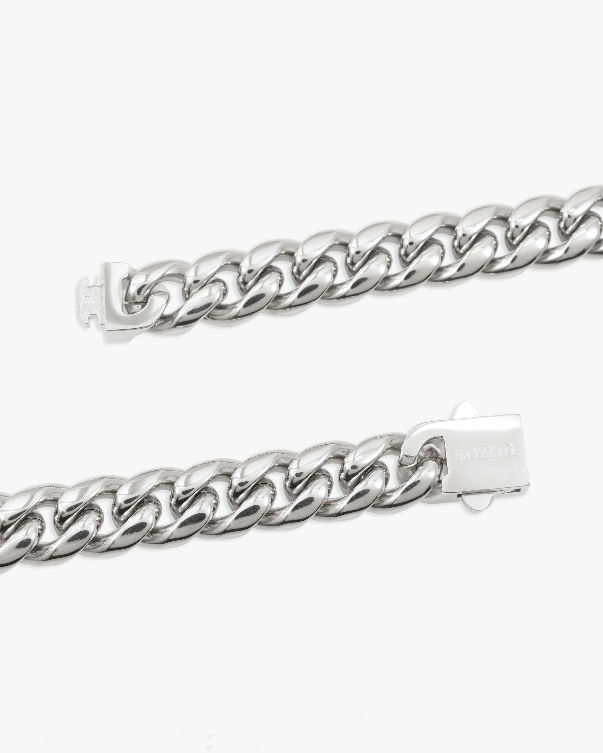 10MM Cuban Link Chain Silver - Image 6