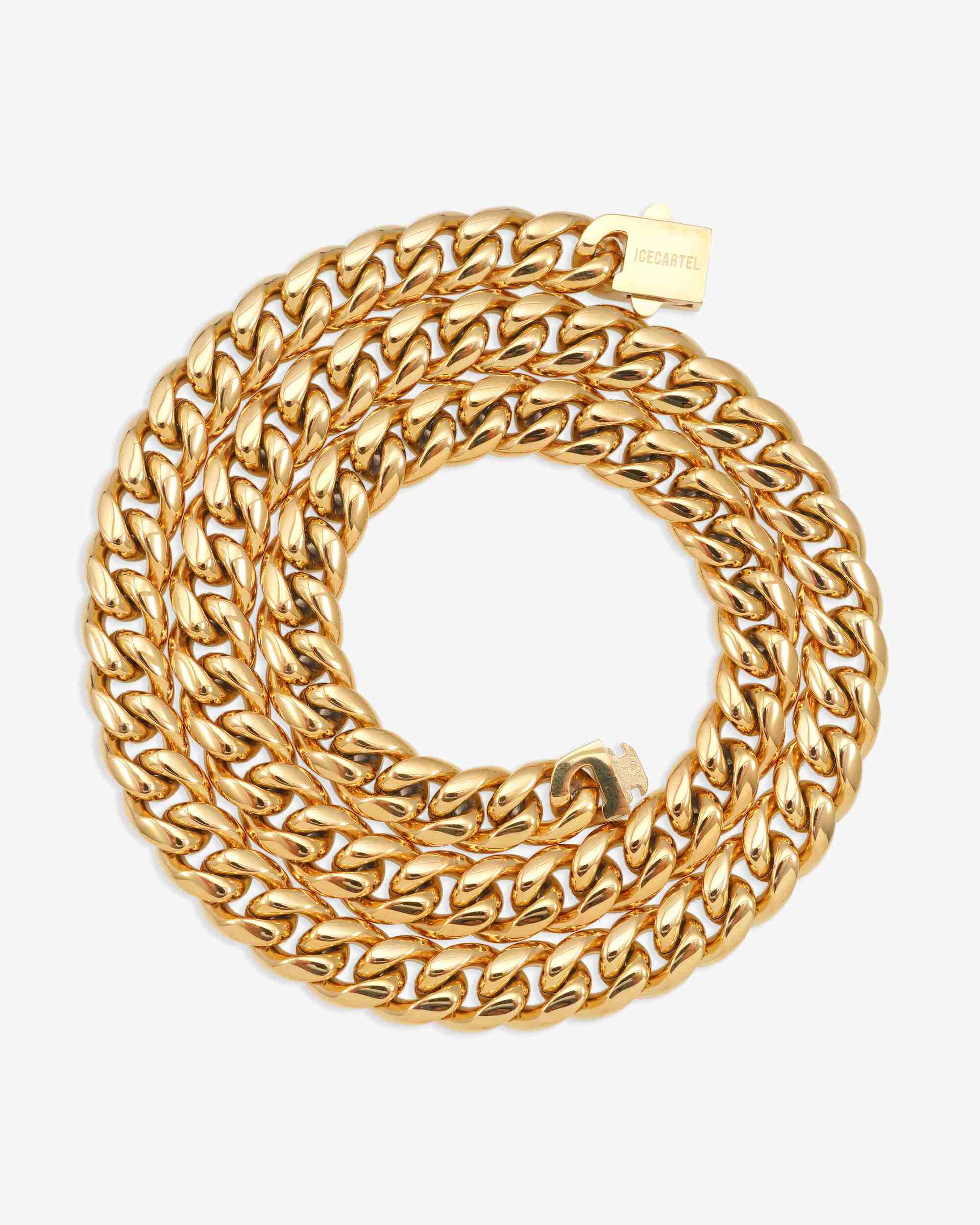 10MM Cuban Link Chain 14K Gold - Image 7