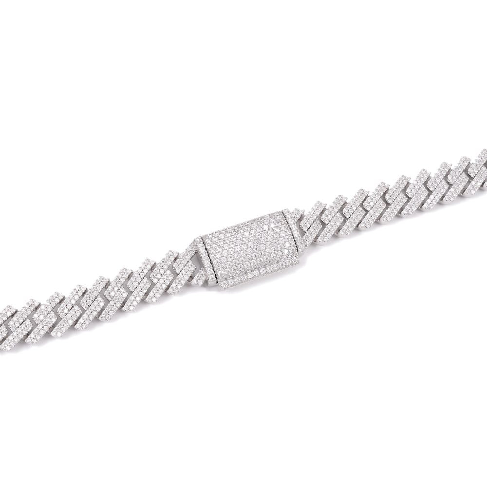 10MM Diamond Cuban Link Chain 14K Solid Gold - Image 4