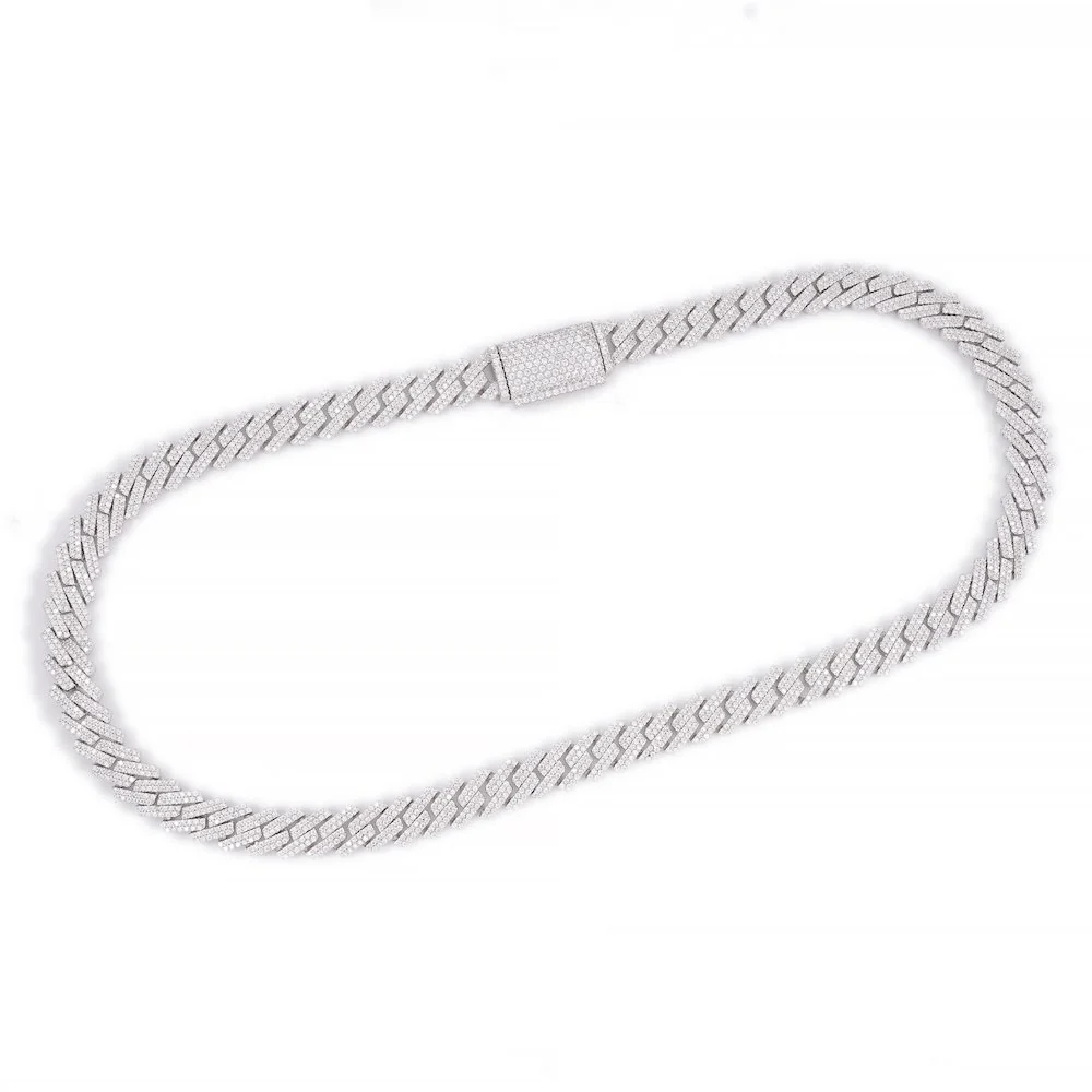 10MM Diamond Cuban Link Chain 14K Solid Gold - Image 5