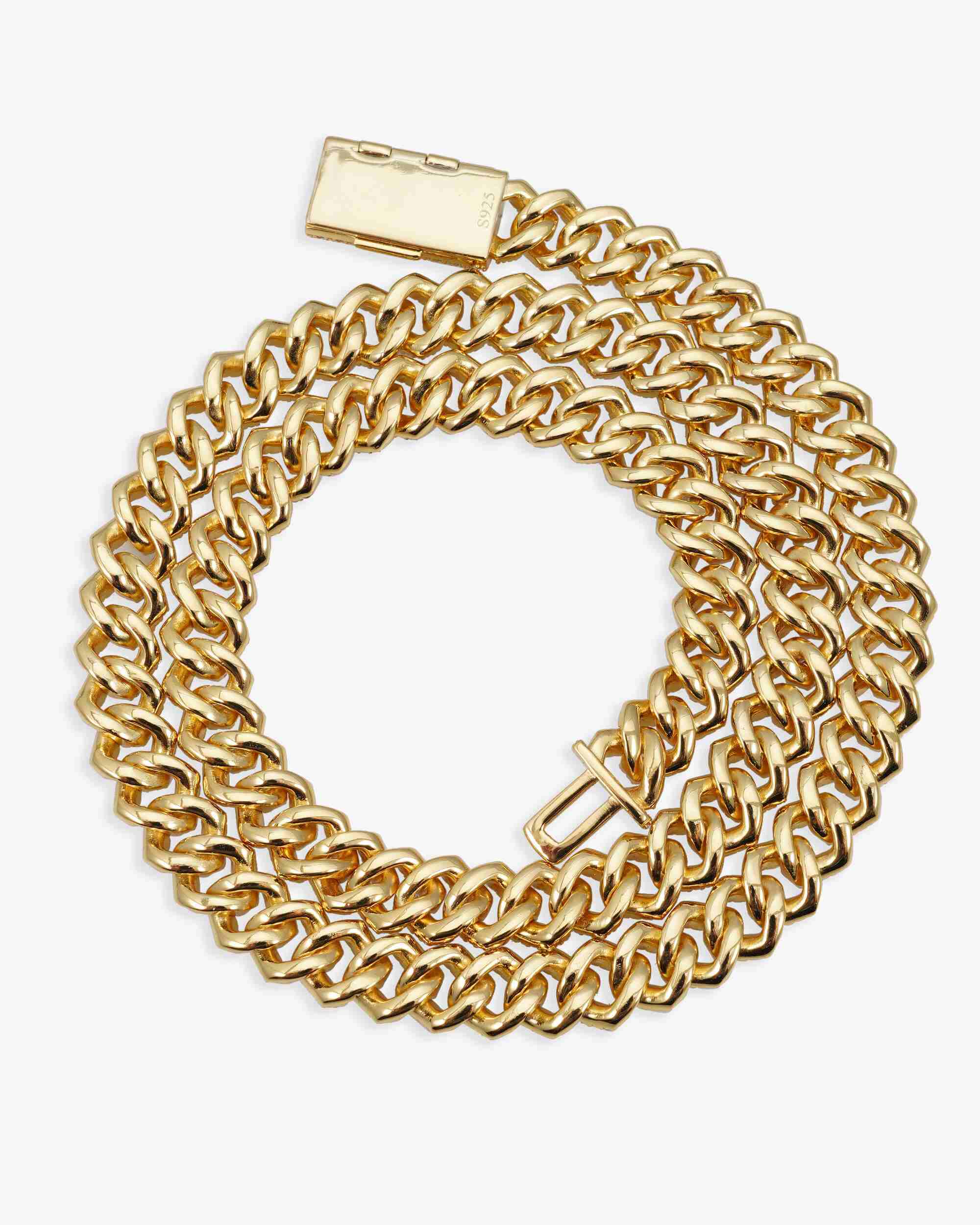 10MM Moissanite Prong Cuban Link Chain 14K Gold - Image 13