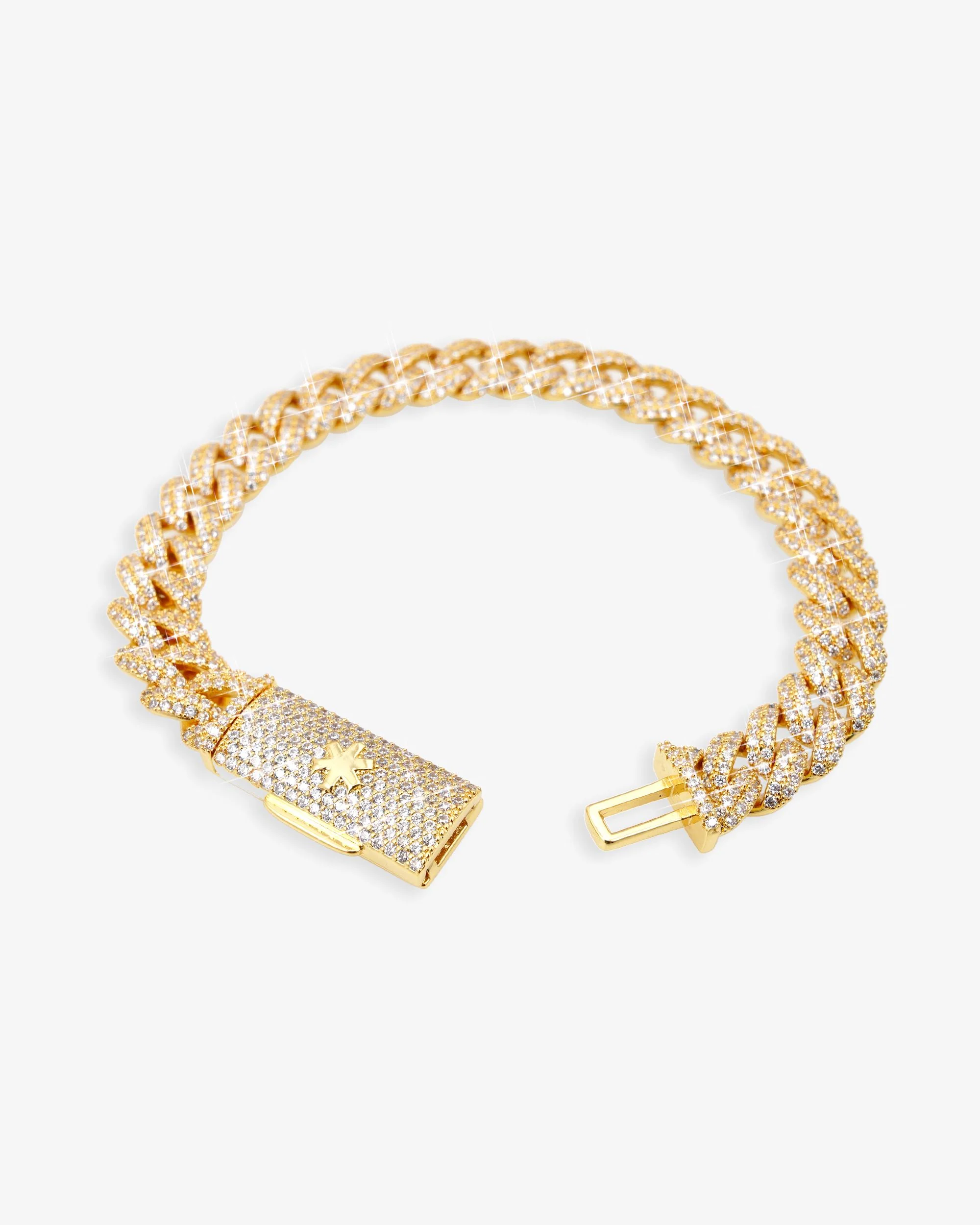 10MM VVS Miami Cuban Link Bracelet 14K Gold - Image 6