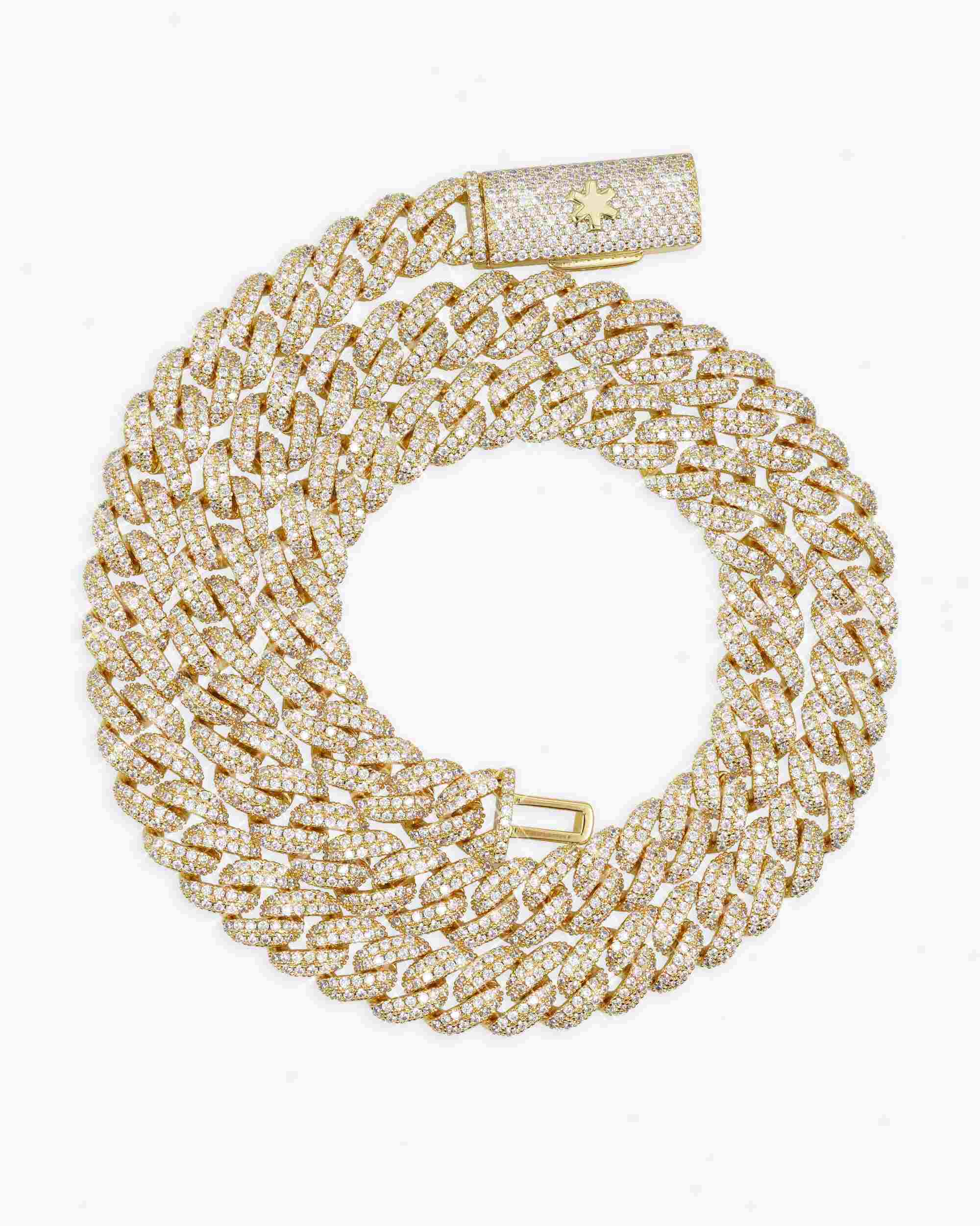 10MM VVS Miami Cuban Link Chain 14K Gold - Image 9