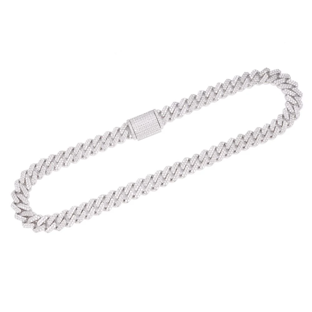13MM Diamond Cuban Link Chain 14K Solid Gold - Image 5