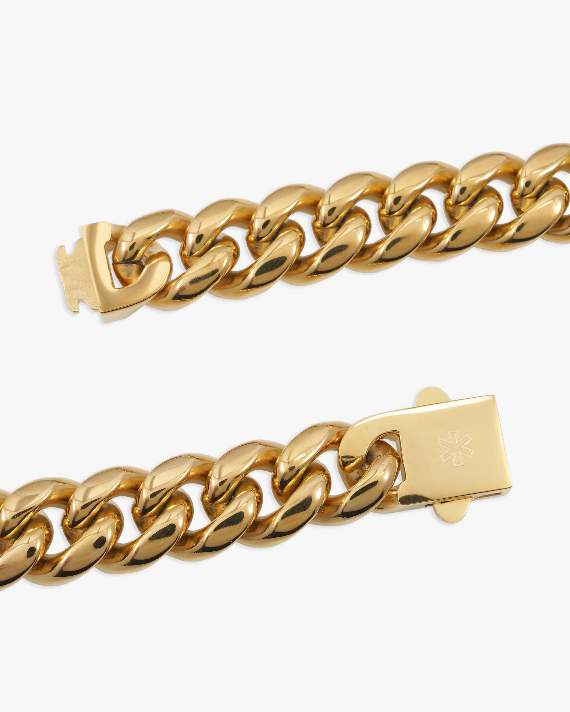 14MM Cuban Link Chain 14K Gold - Image 4