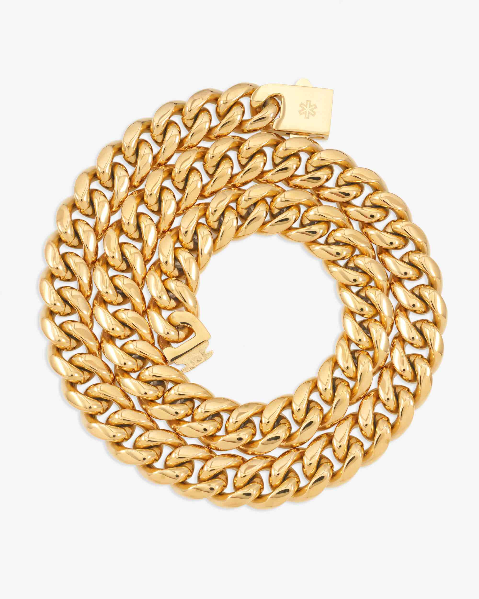 14MM Cuban Link Chain 14K Gold - Image 5