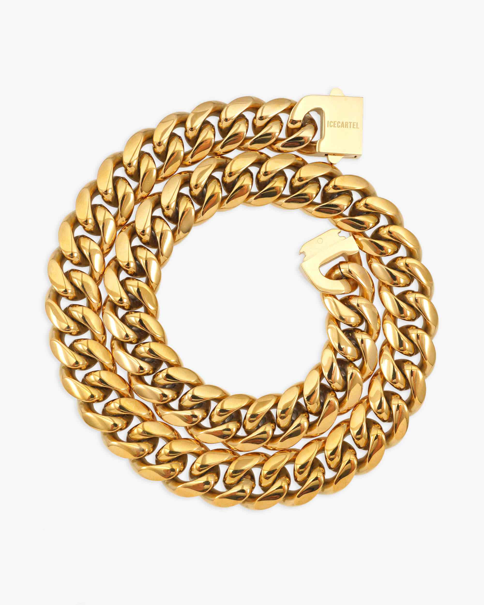 18MM Cuban Link Chain 14K Gold - Image 6