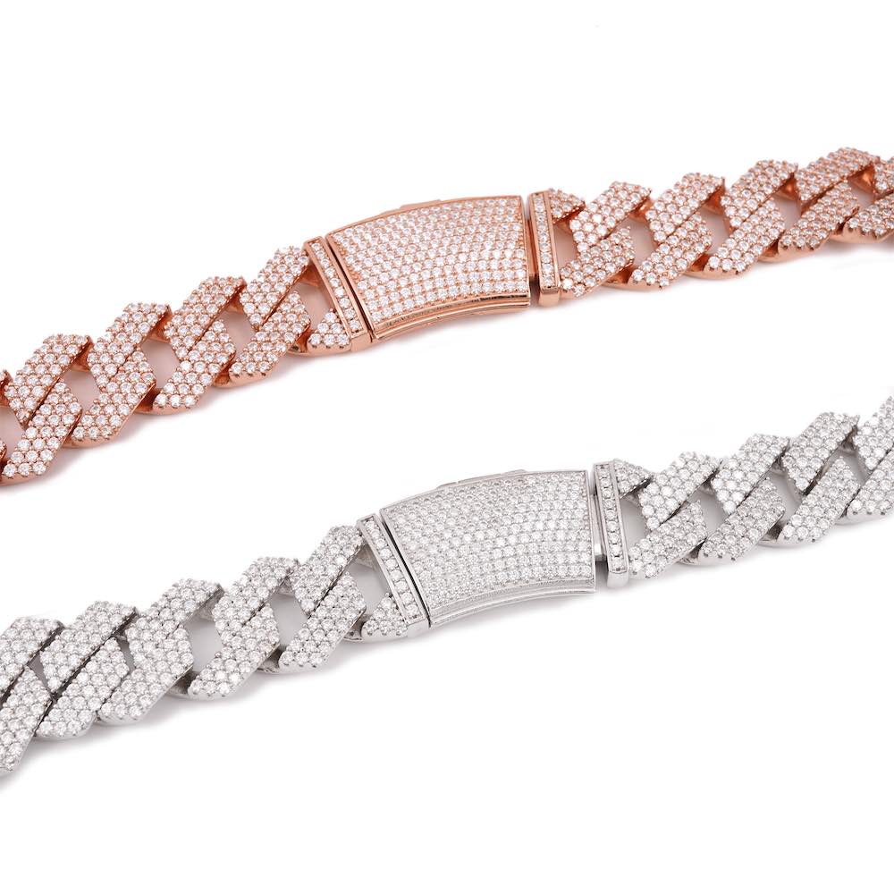 19MM Diamond Cuban Link Chain 14K Solid Gold - Image 4