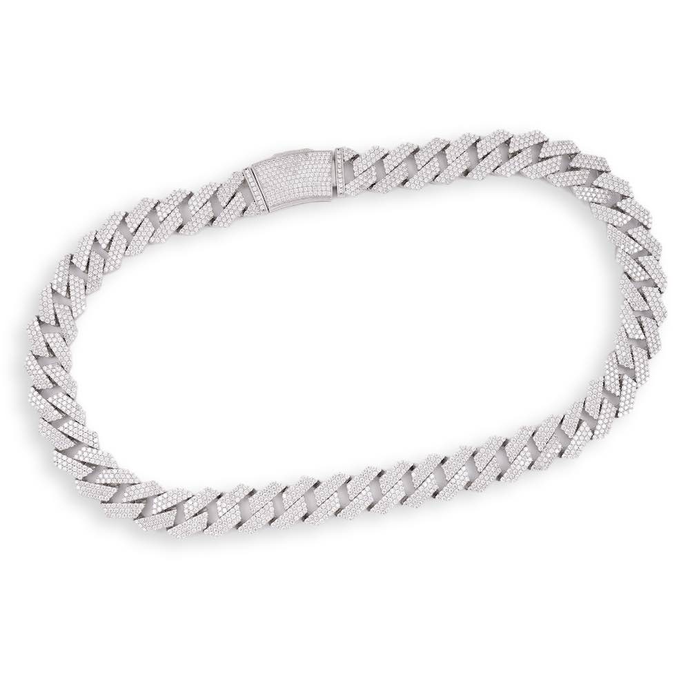19MM Diamond Cuban Link Chain 14K Solid Gold - Image 5
