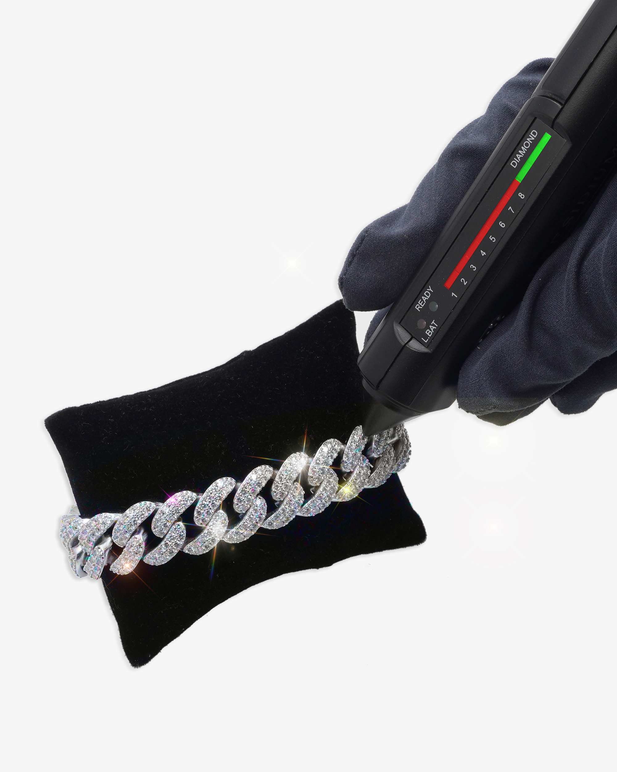 15MM Moissanite Miami Cuban Link Bracelet 14K Gold - Image 5