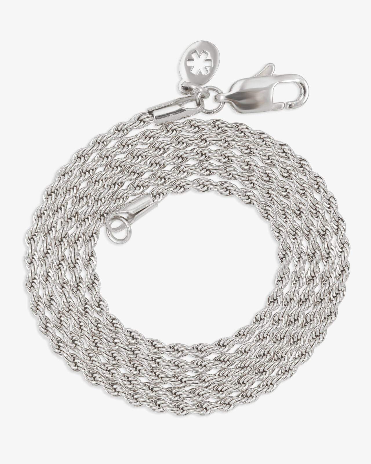 2MM Rope Chain Silver - Image 5