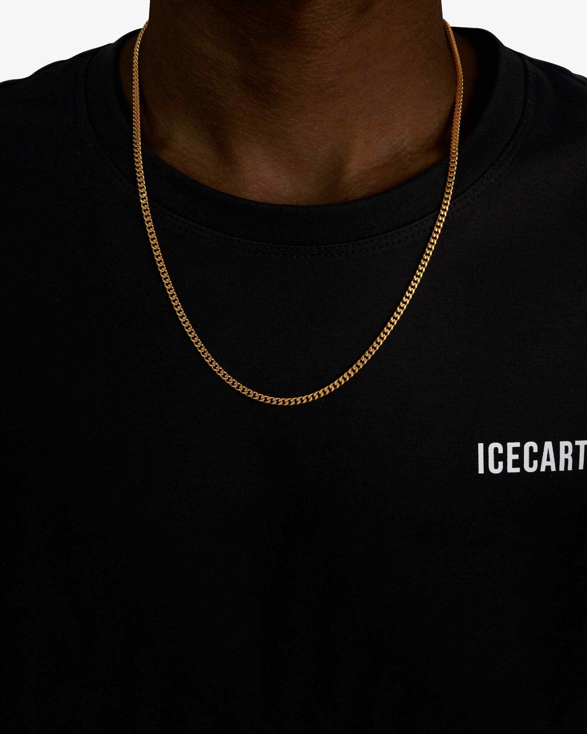 3MM Cuban Link Chain 14K Gold - Image 3
