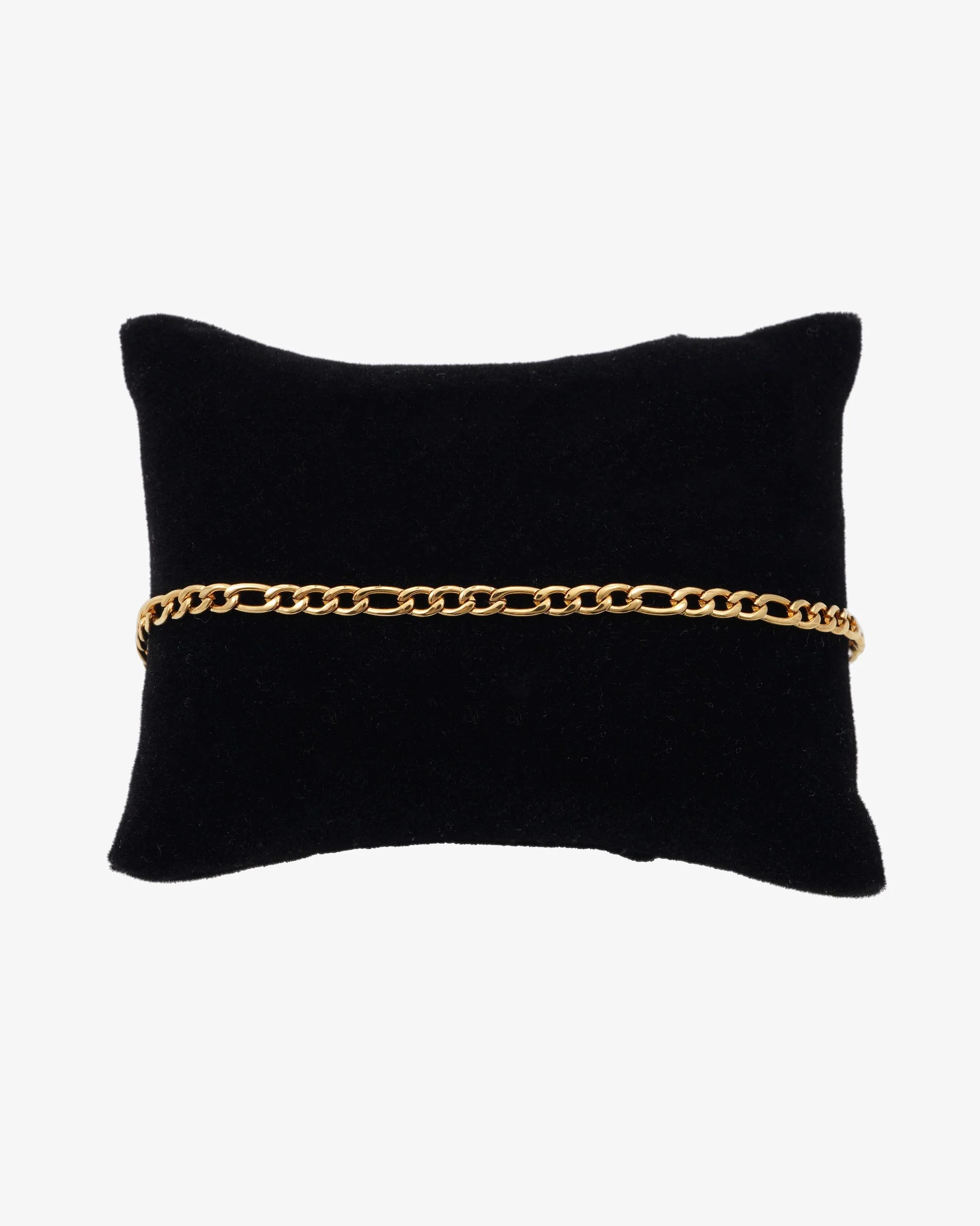 3MM Figaro Bracelet 14K Gold - Image 4