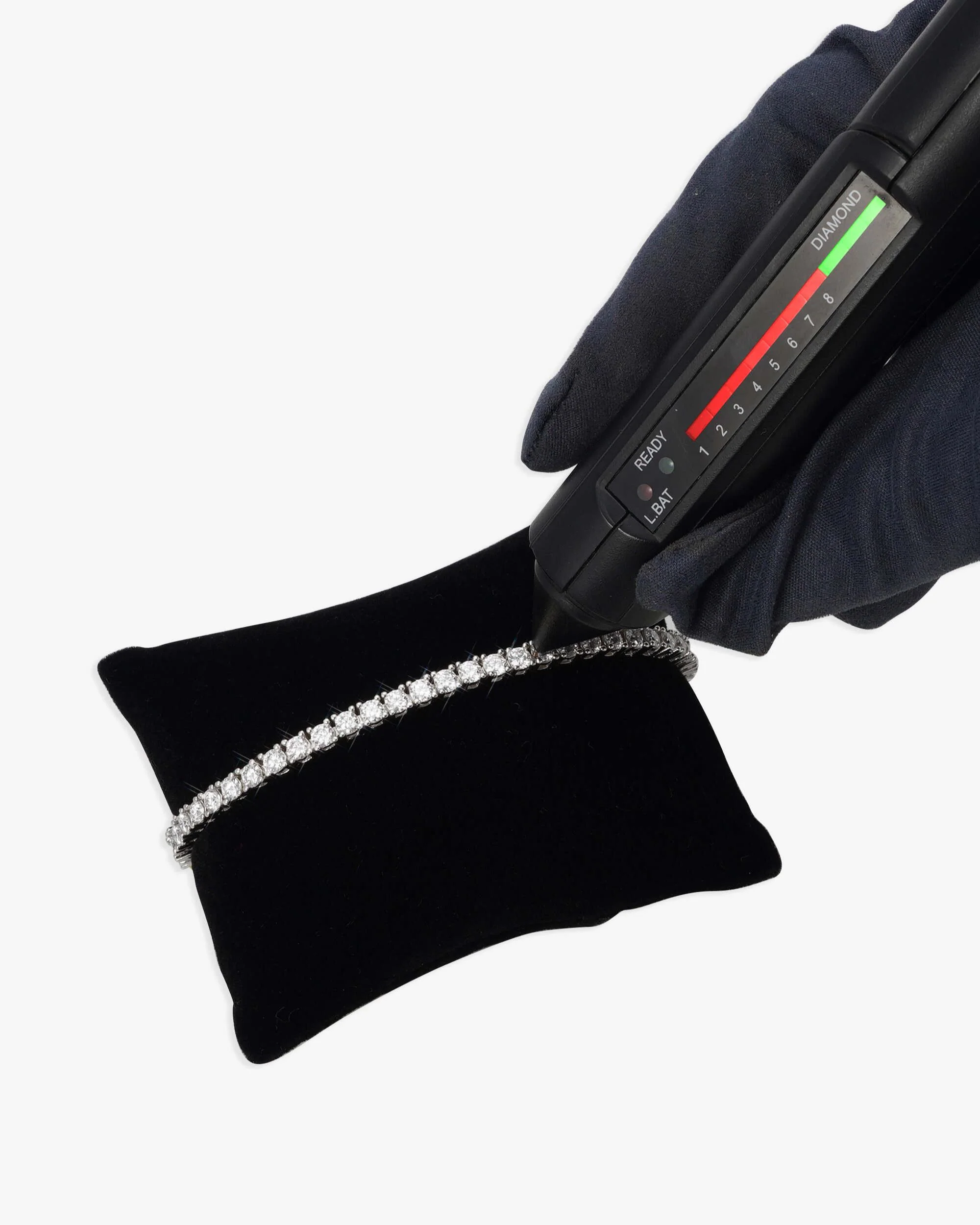 3MM Moissanite Tennis Chain + FREE Tennis Bracelet - Image 4