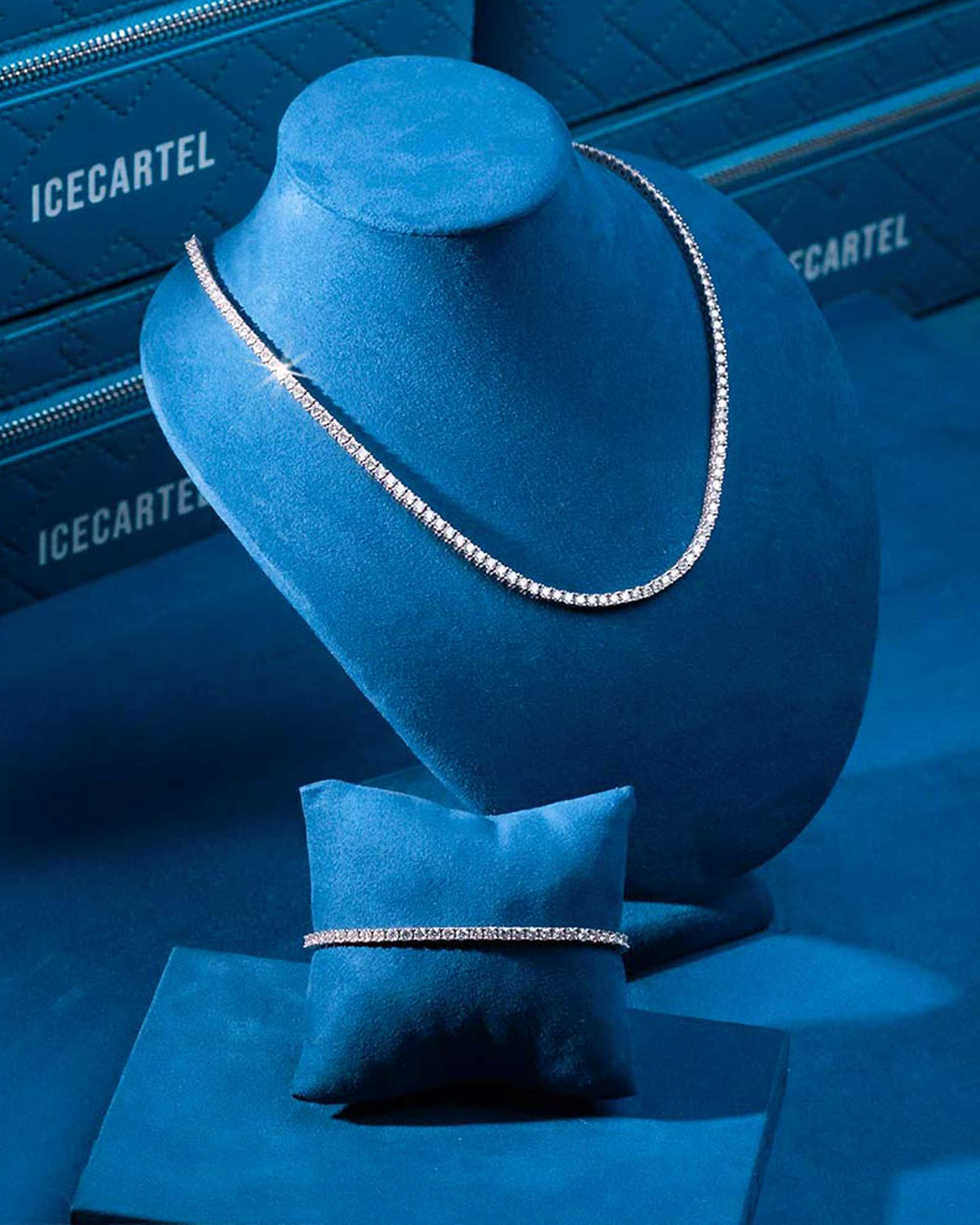 3MM Moissanite Tennis Chain + FREE Tennis Bracelet - Image 6