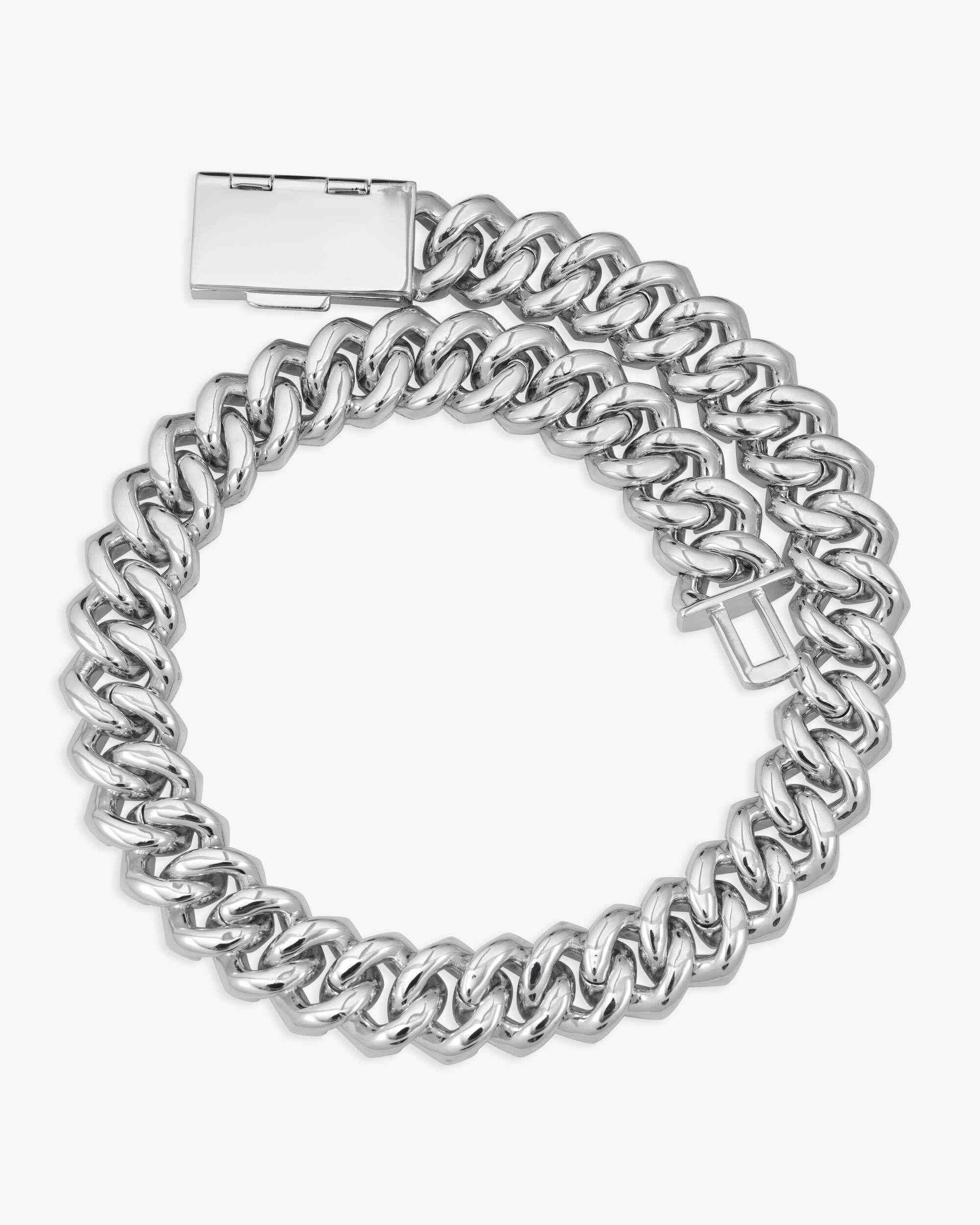 4 Row 20MM Moissanite Cuban Link Chain 14K Gold - Image 7