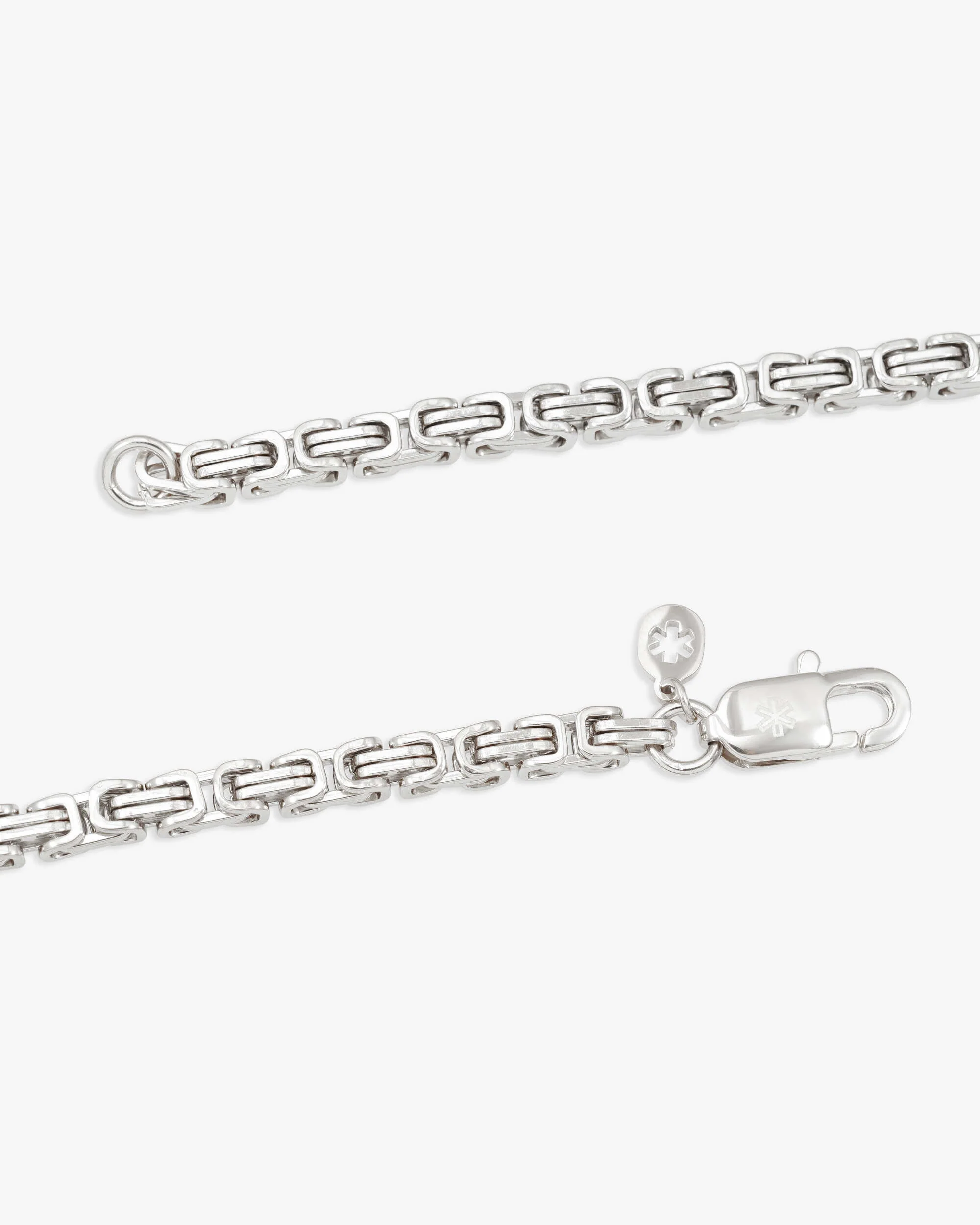 4MM Byzantine Chain Silver - Image 4