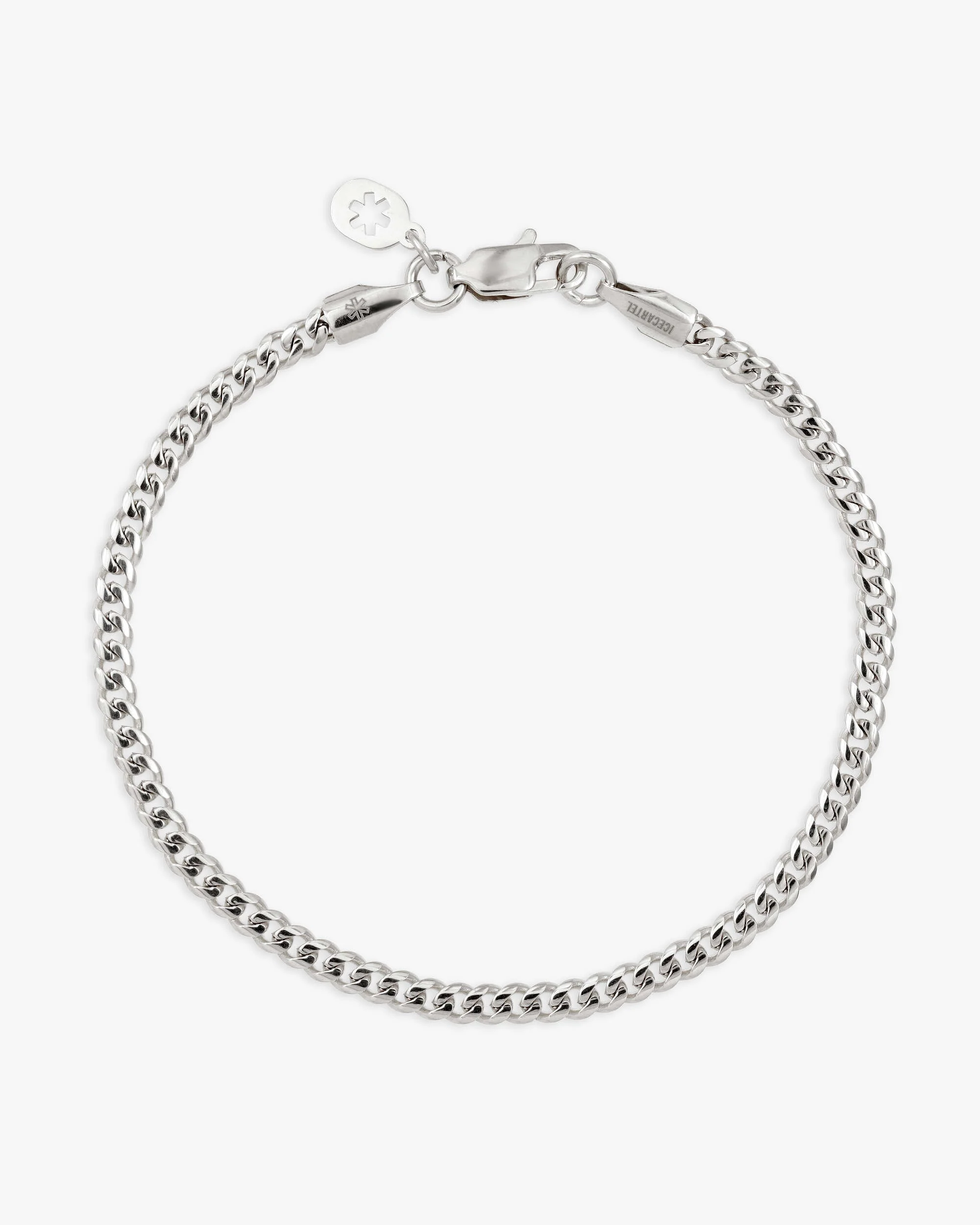 4MM Cuban Link Bracelet Silver
