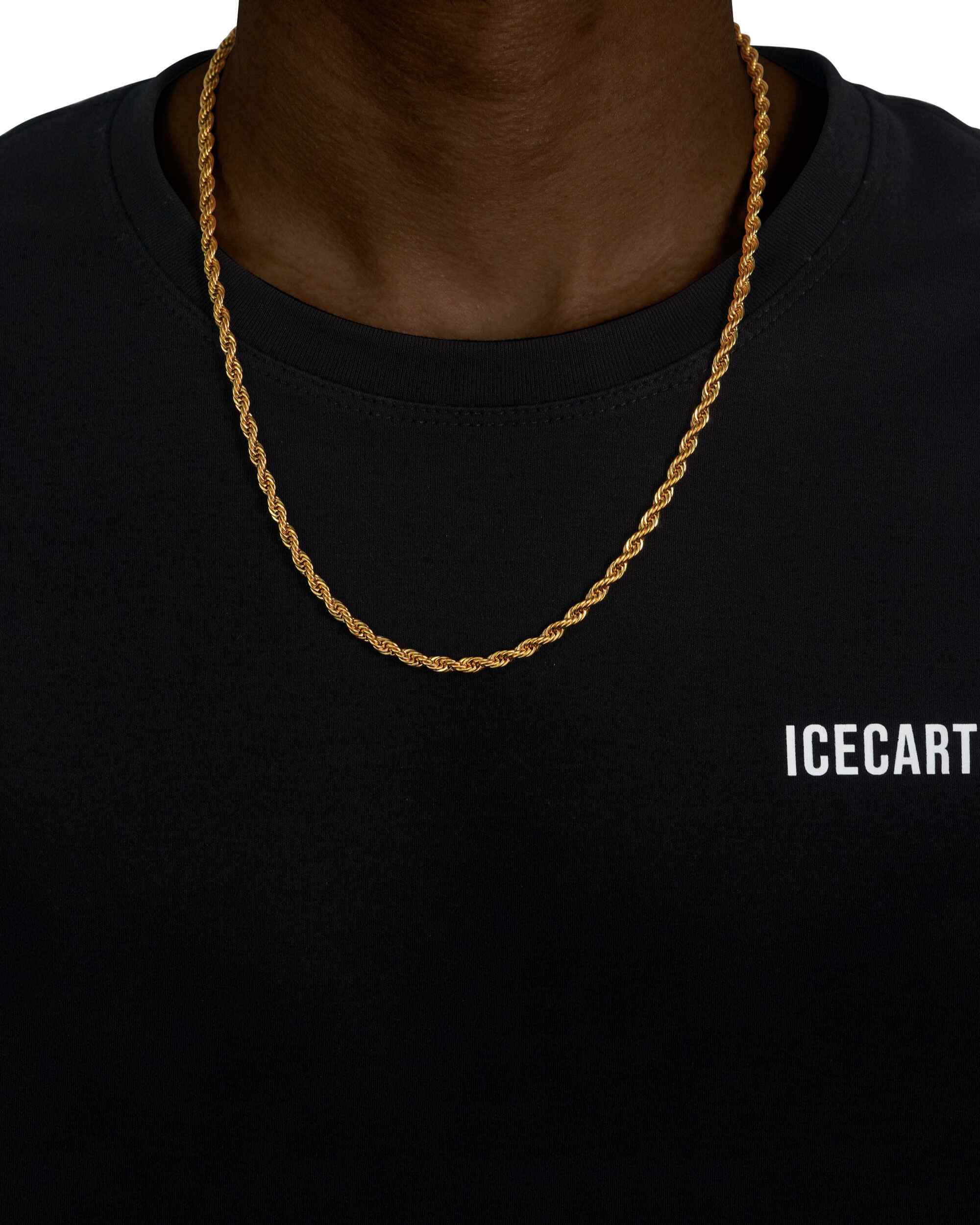 4MM Rope Chain and Bracelet Bundle 14K Gold - Image 3
