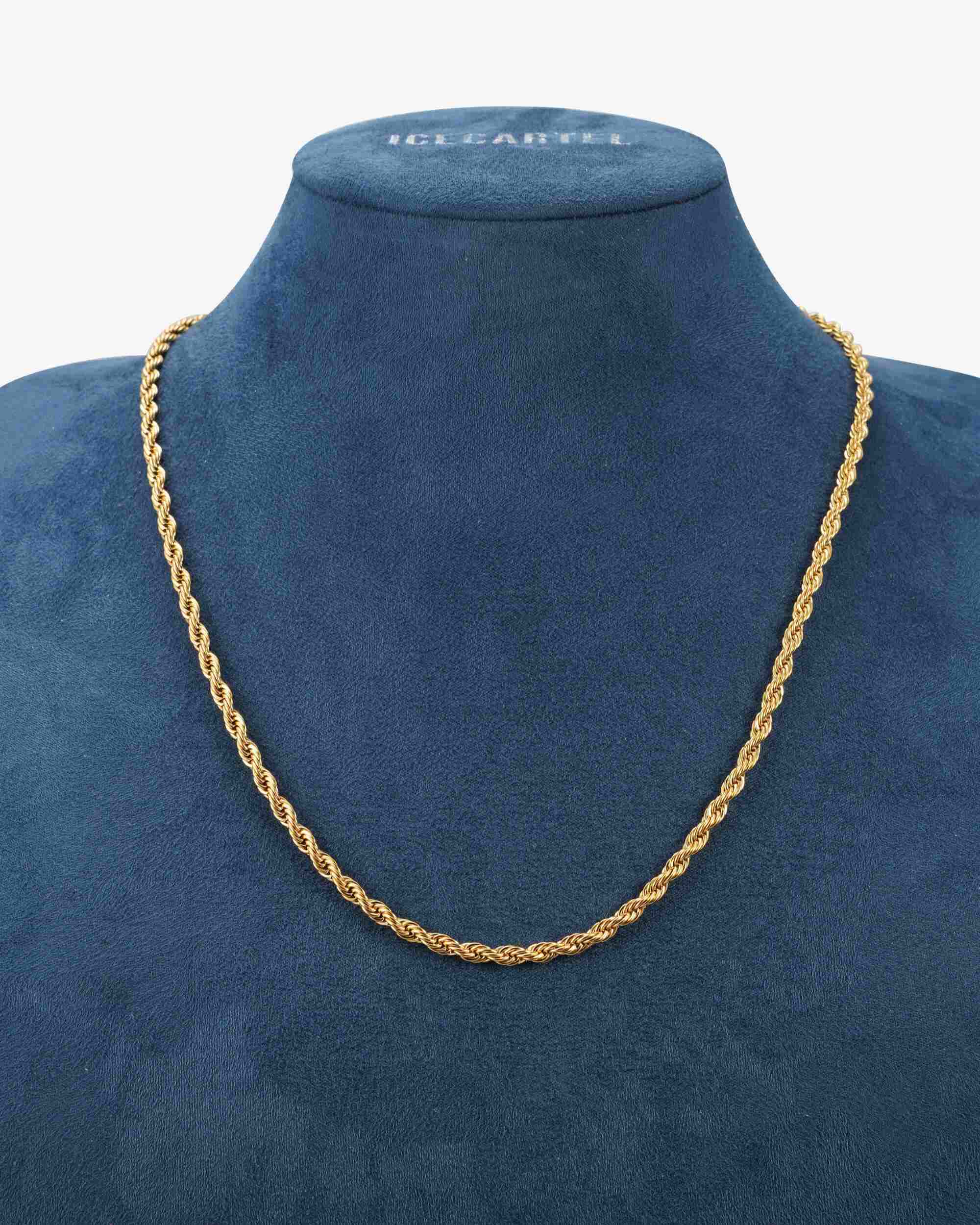 4MM Rope Chain and Bracelet Bundle 14K Gold - Image 8