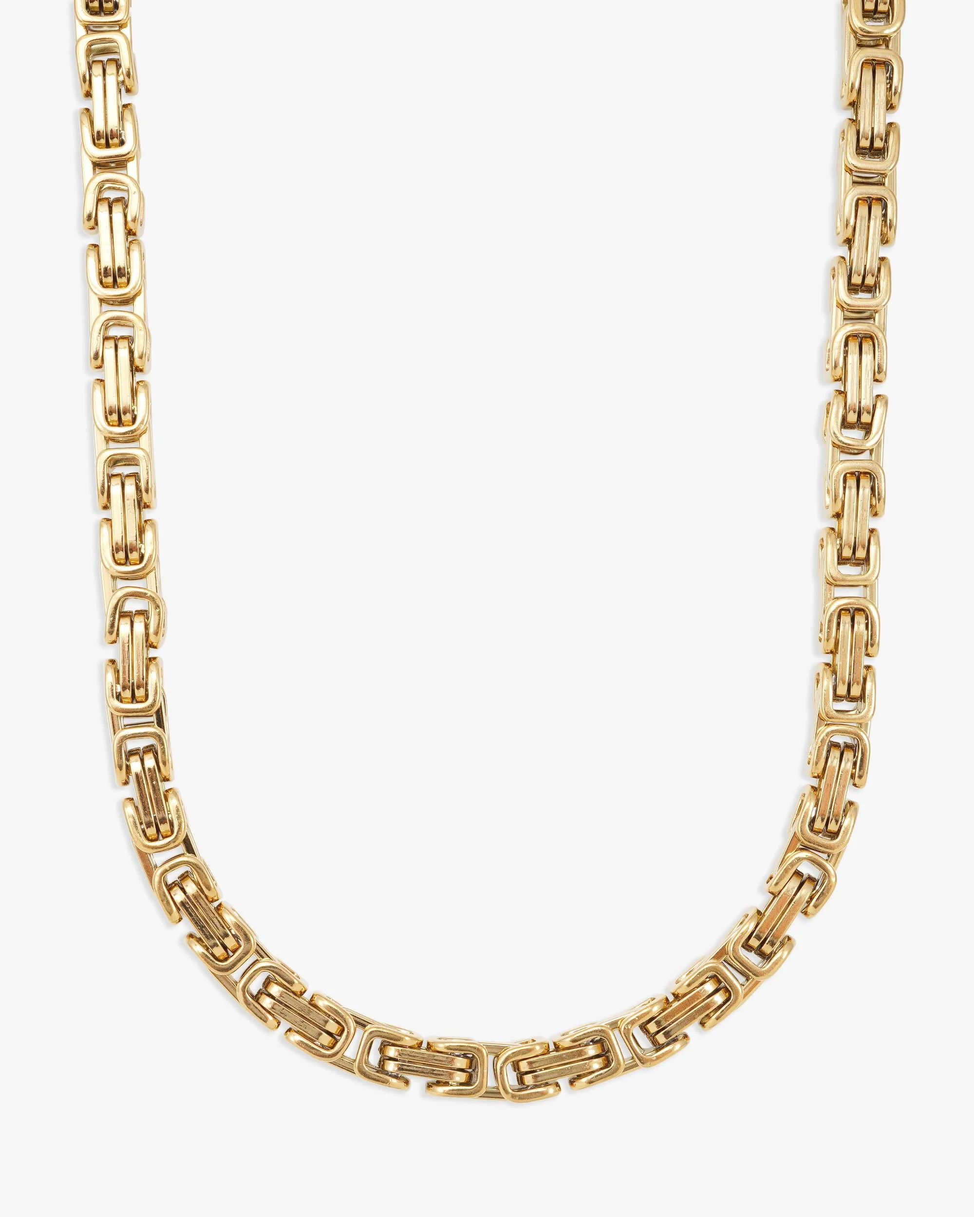 6MM Byzantine Chain 14K Gold