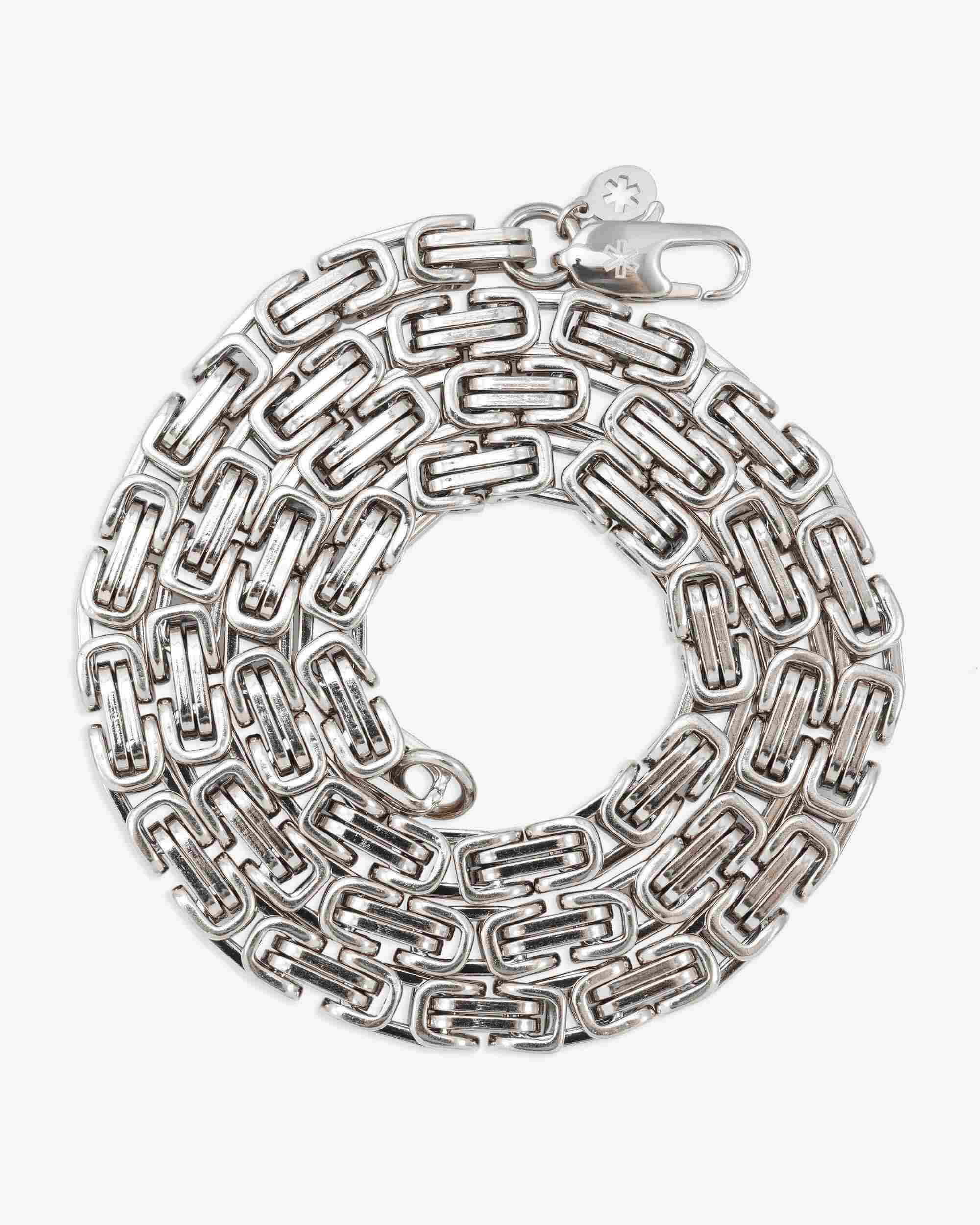 6MM Byzantine Chain Silver - Image 6