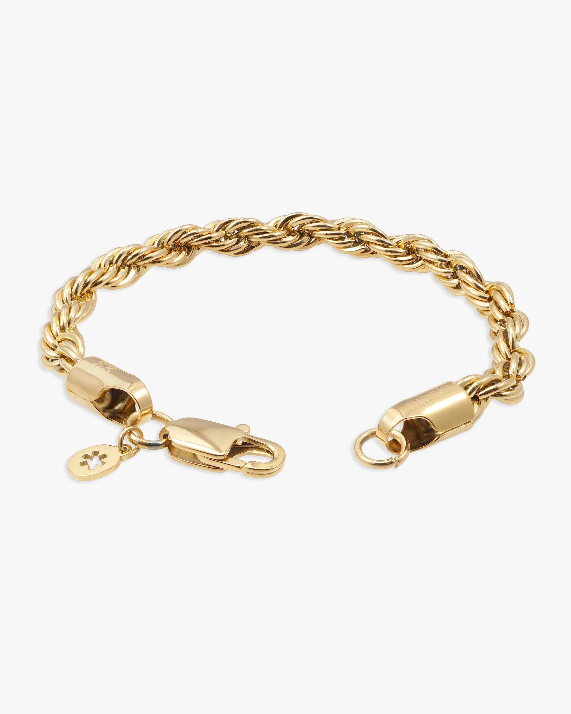 6MM Rope Bracelet 14K Gold - Image 3