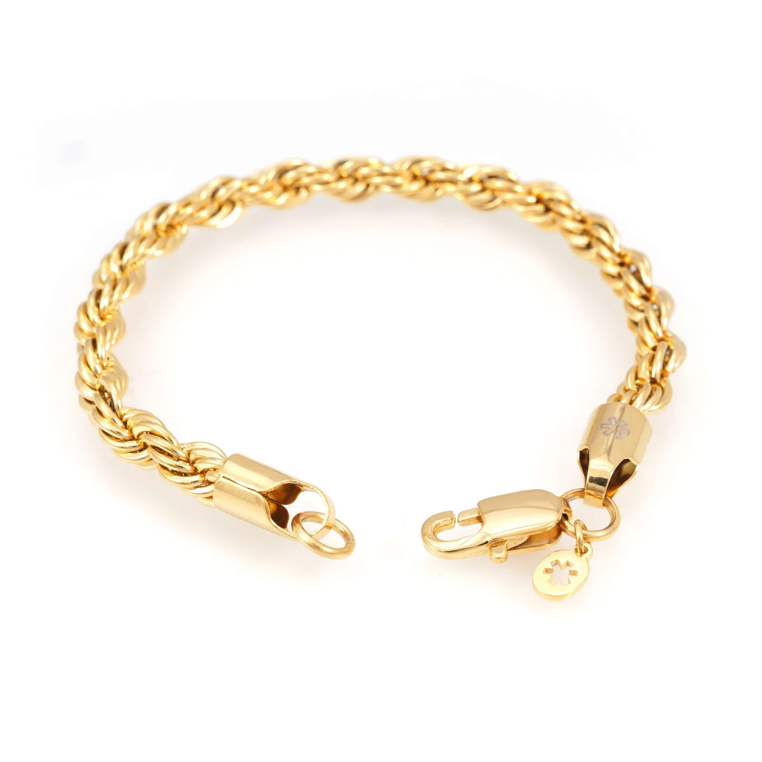 6MM Rope Chain and Bracelet Bundle 14K Gold - Image 5