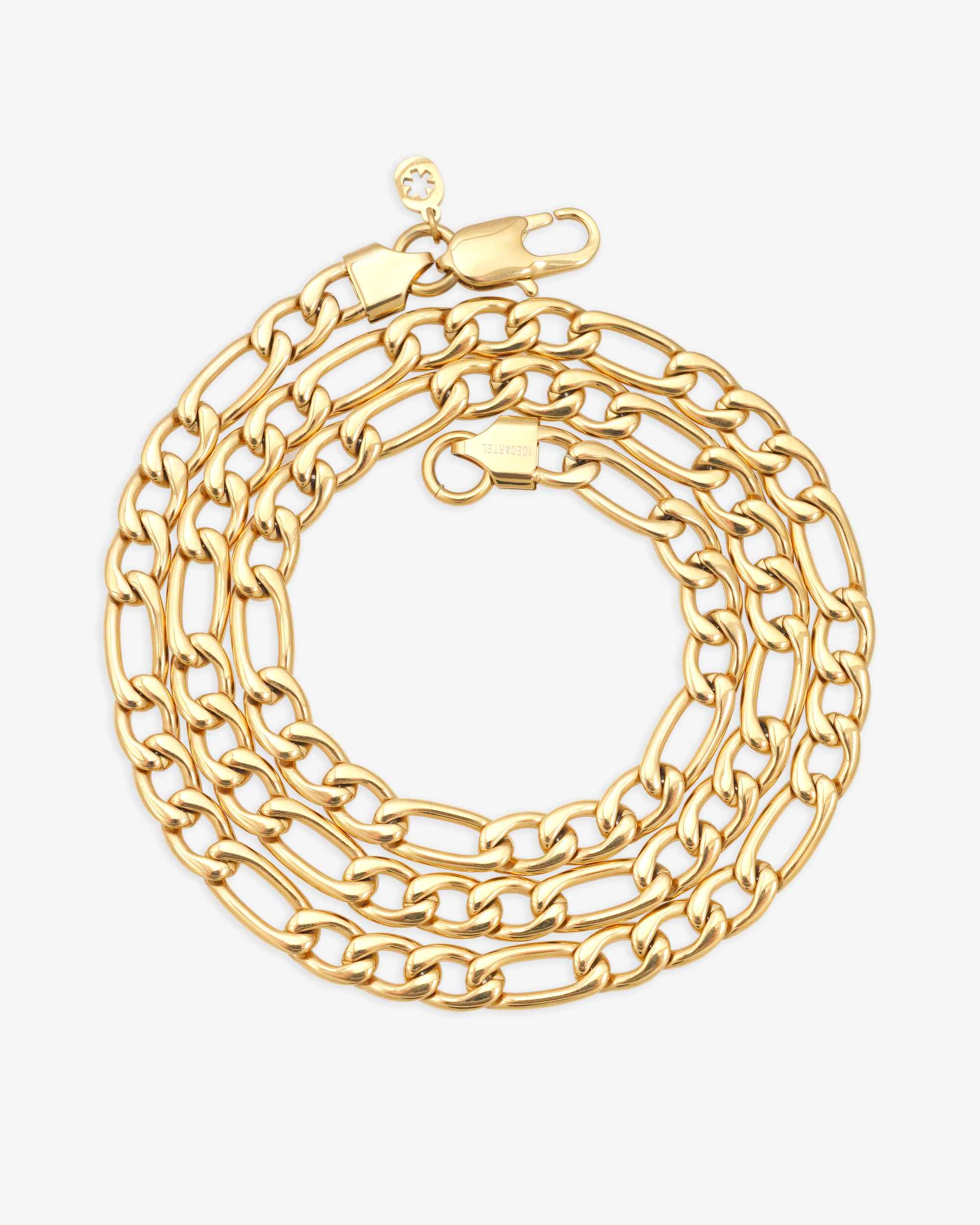 7MM Figaro Chain 14K Gold - Image 5