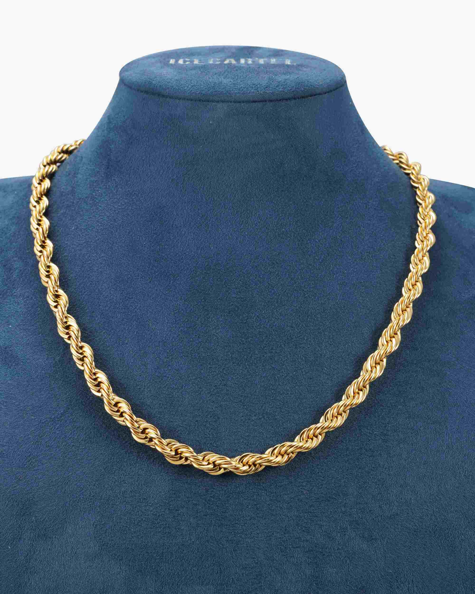 8MM Rope Chain 14K Gold - Image 4