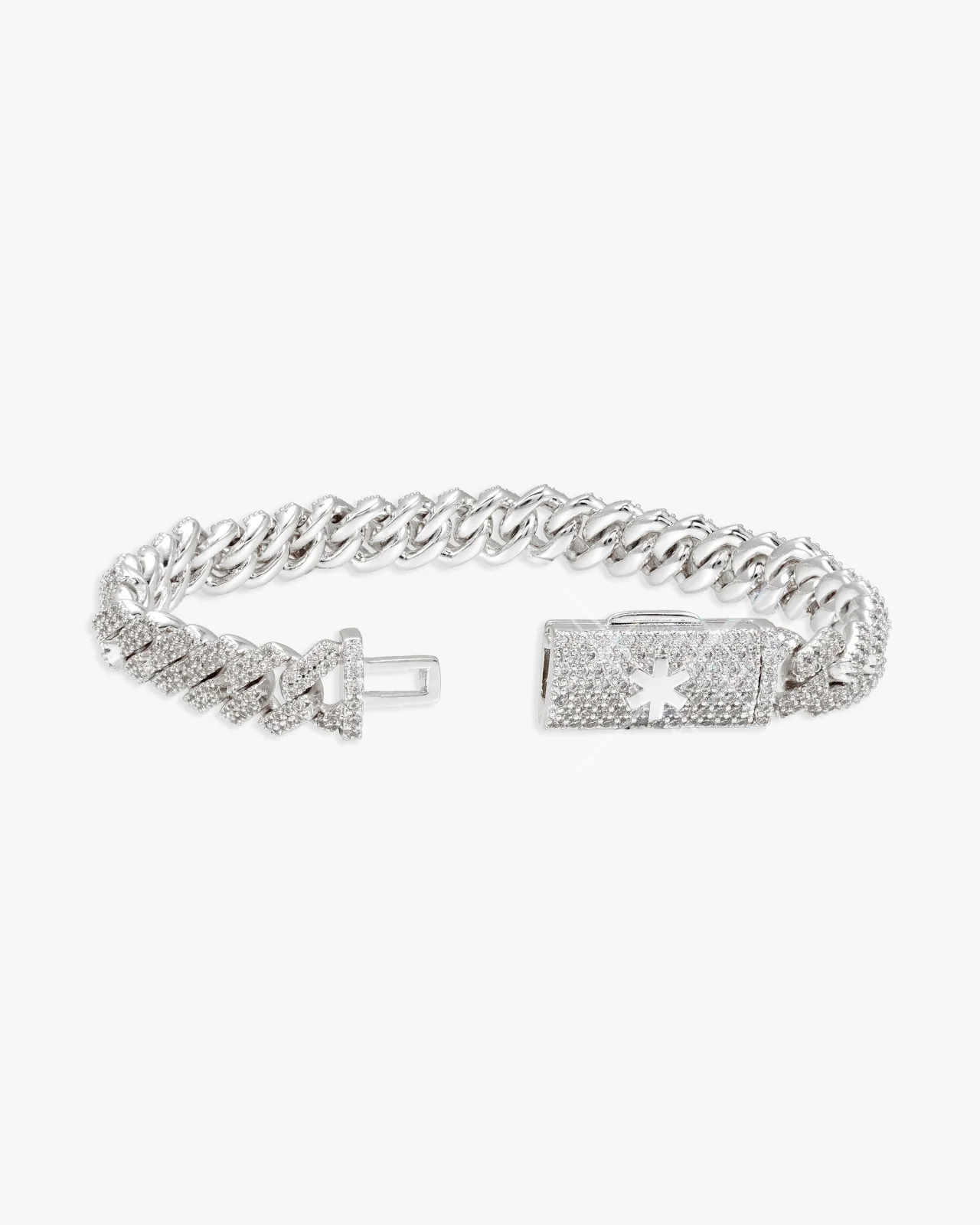 8MM VVS Cuban Link Chain and Bracelet Bundle 14K Gold - Image 13