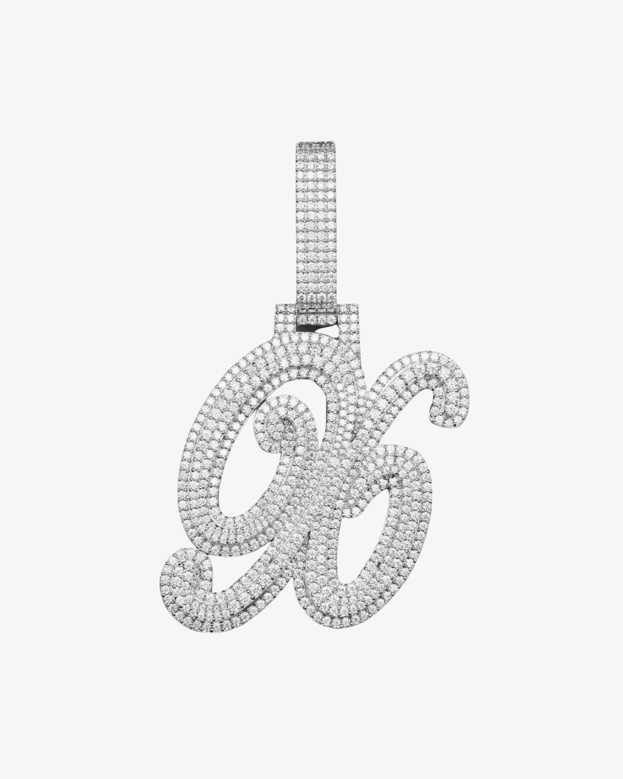 "96" Custom Moissanite Pendant 14K Gold