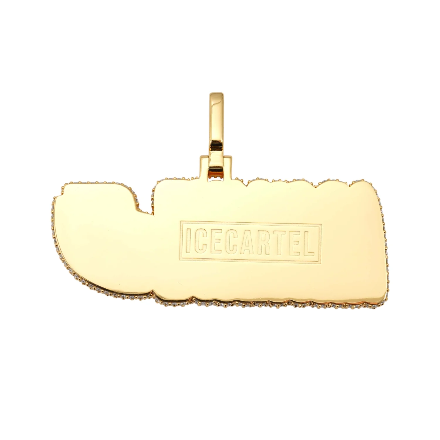 "ARSHAYE" Moissanite Custom Name Pendant 14K Gold - Image 3
