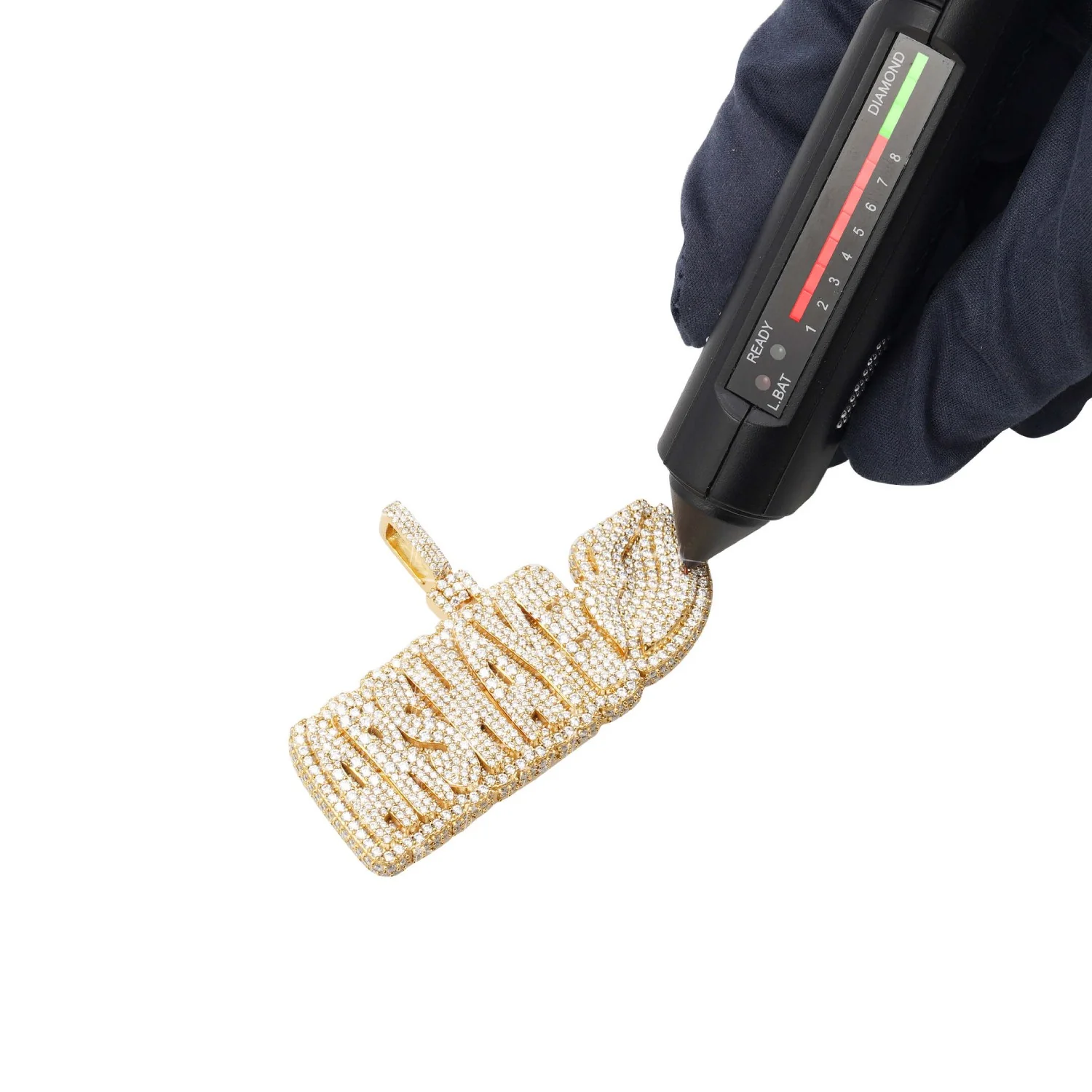 "ARSHAYE" Moissanite Custom Name Pendant 14K Gold - Image 5
