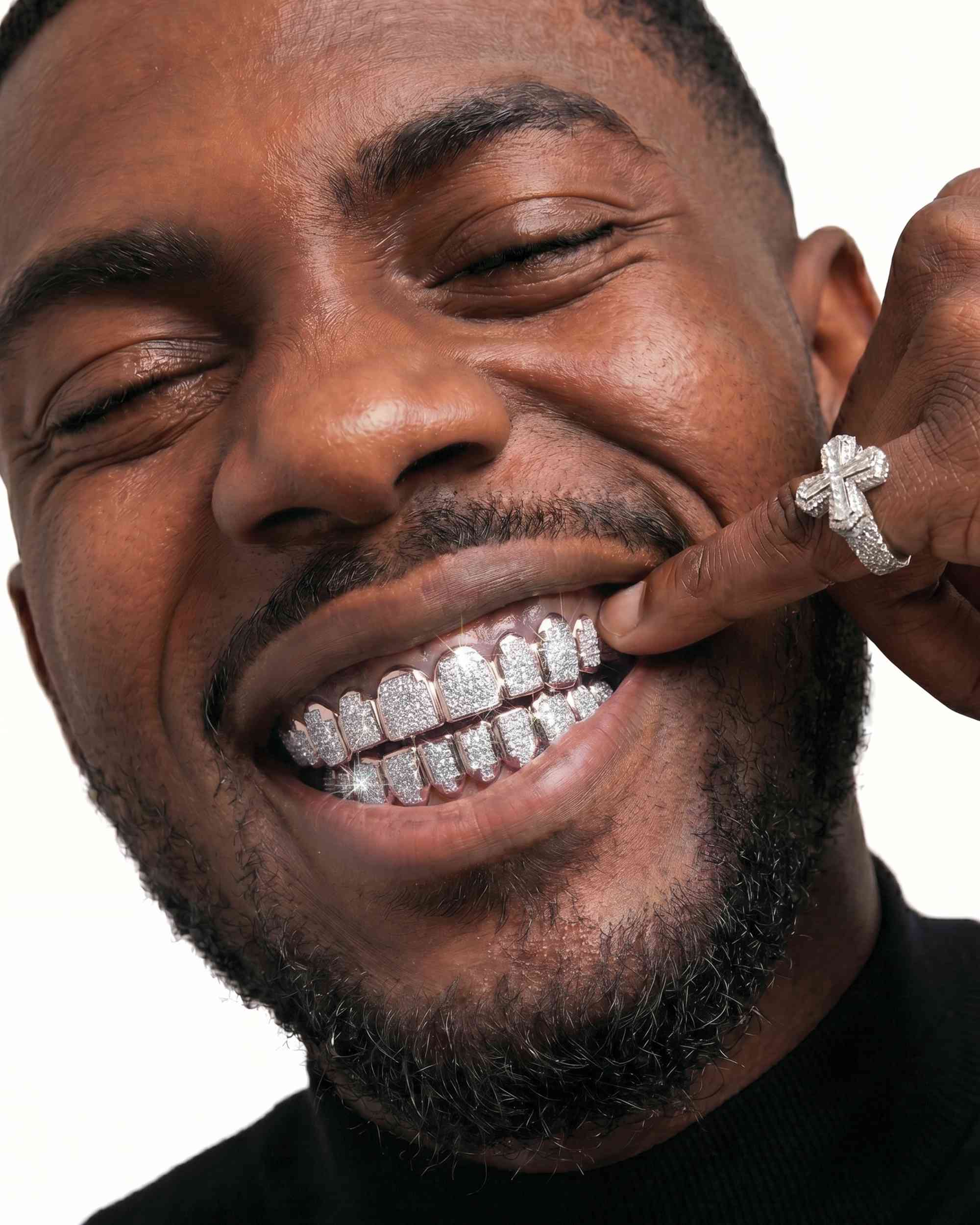 8 on 8 VVS Baguette Moissanite Diamond Grillz - Image 11