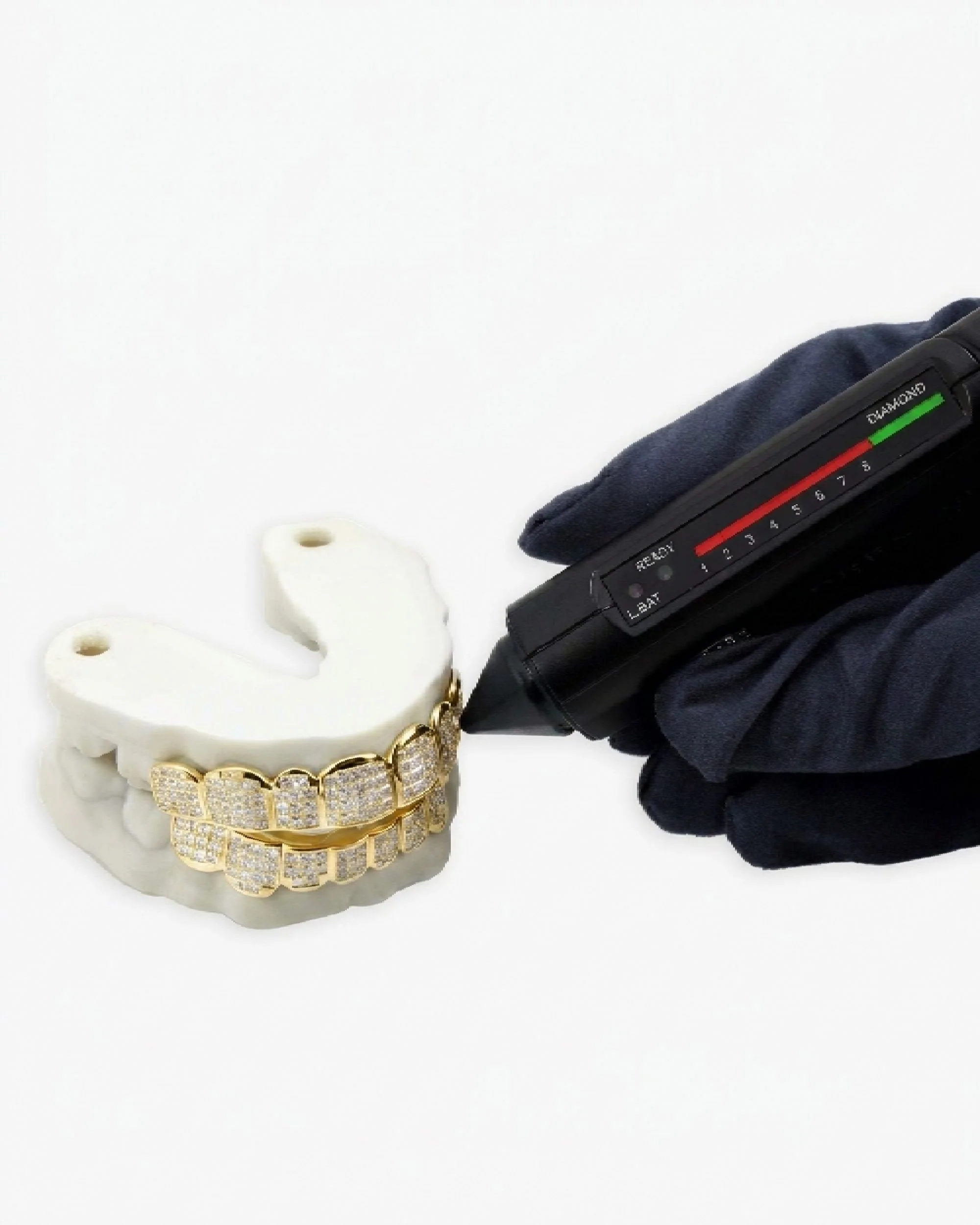 8 on 8 VVS Baguette Moissanite Diamond Grillz - Image 7