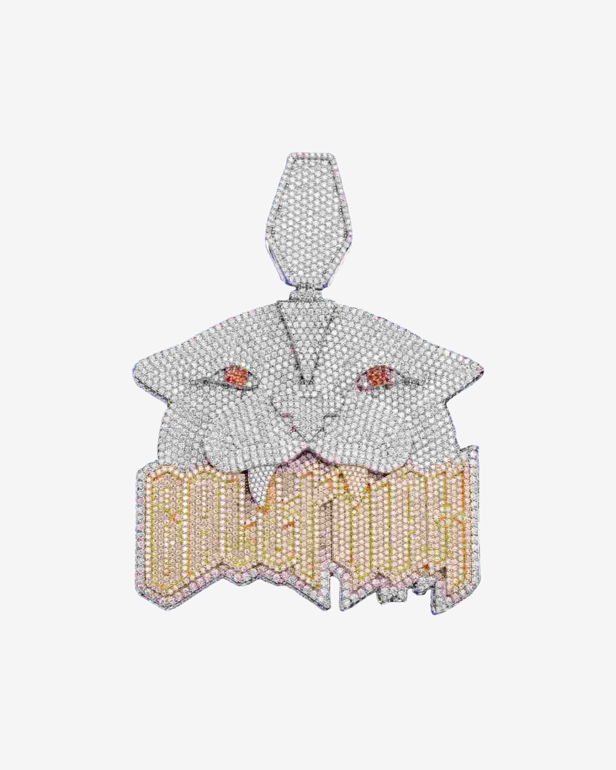 "BALLTMAX" Custom Moissanite Pendant 14K Gold