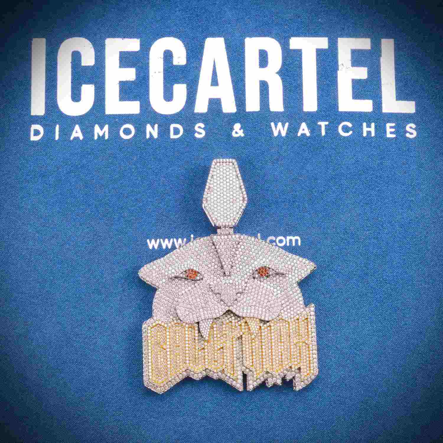 "BALLTMAX" Custom Moissanite Pendant 14K Gold - Image 4