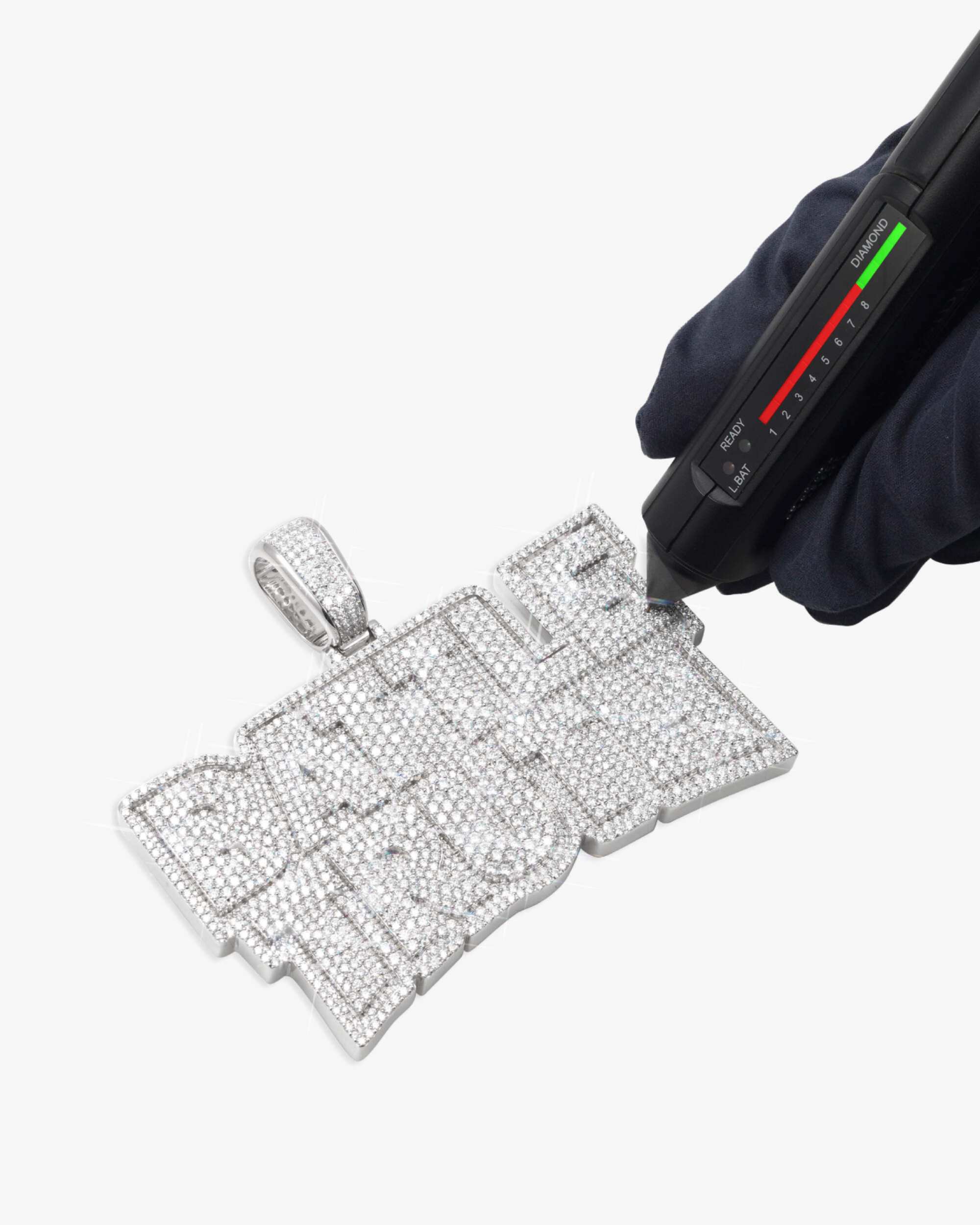 "BATTLE TRUTH" Moissanite Custom Name Pendant - Image 4