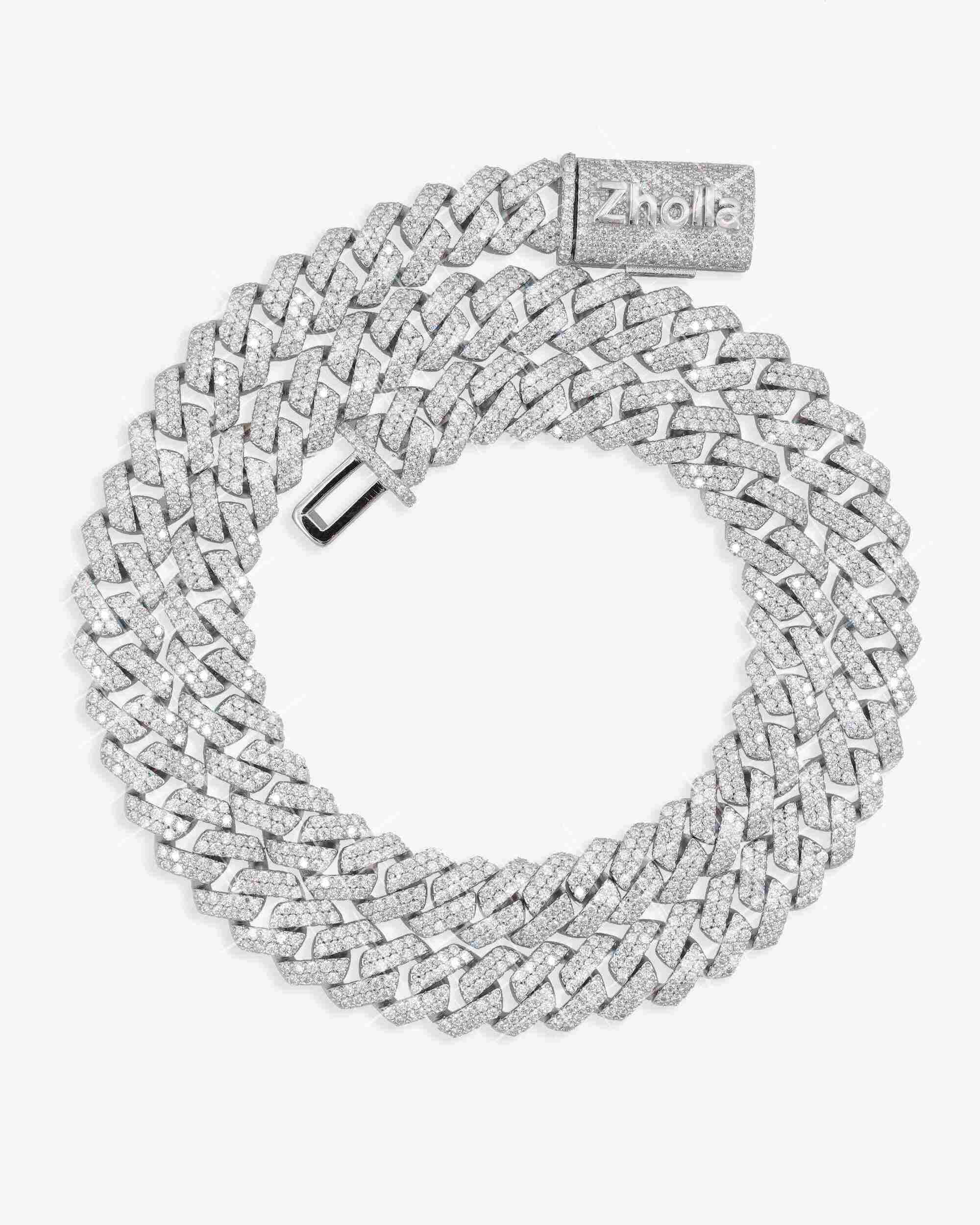 CUSTOM CLASP 2-Row 10MM Moissanite Cuban Link Chain 14K Gold - Image 5