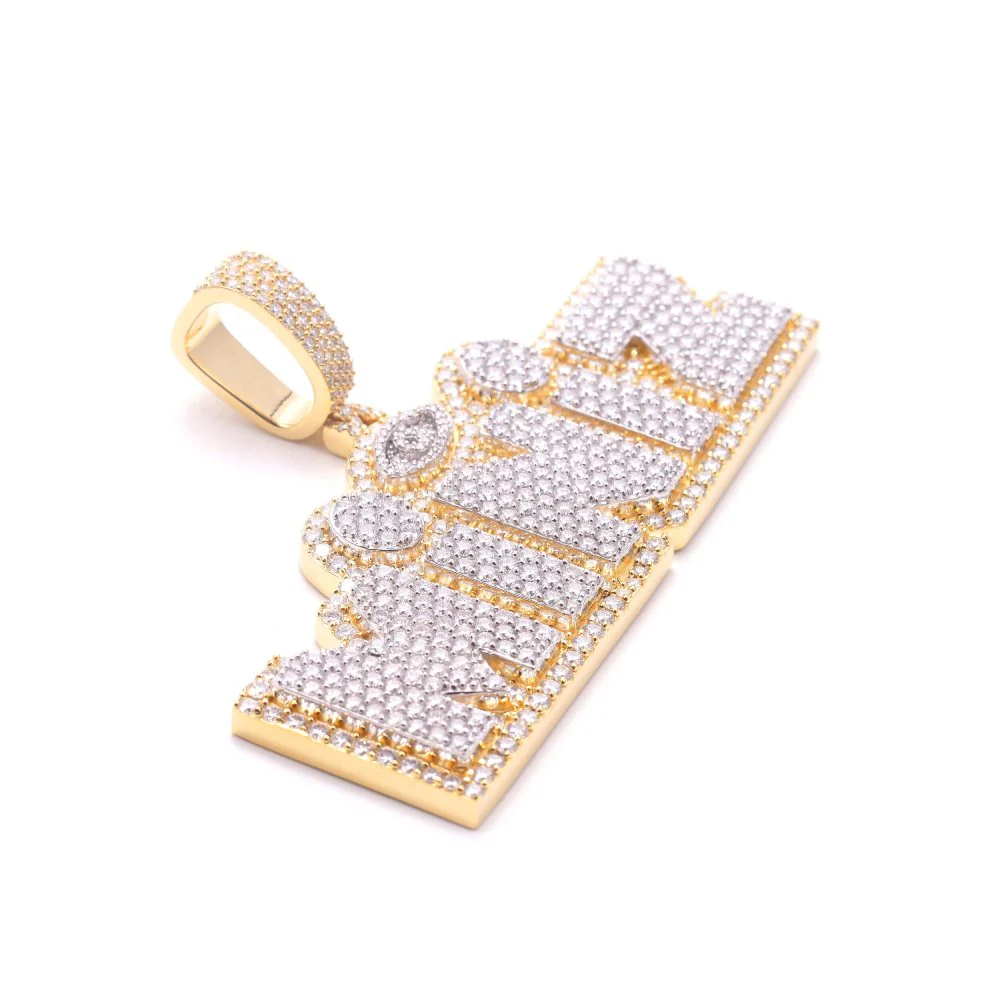 Custom Moissanite "Miniz" Pendant - Image 3