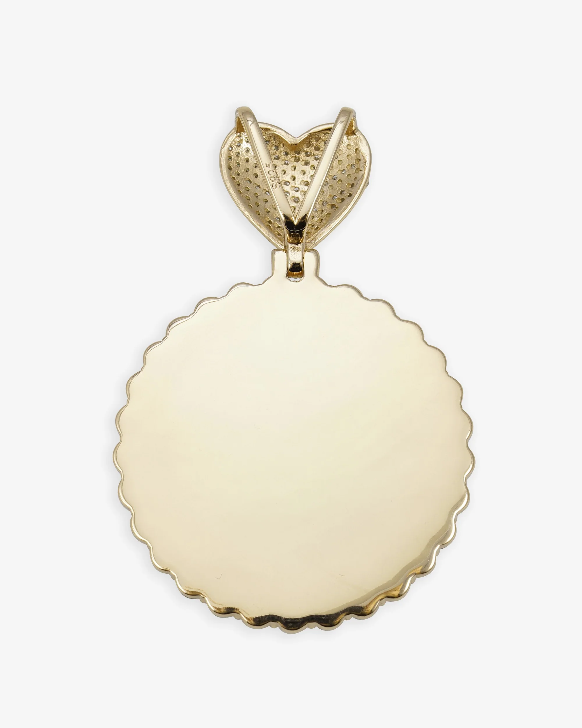 Custom Moissanite Photo Pendant 14K Gold - Image 7