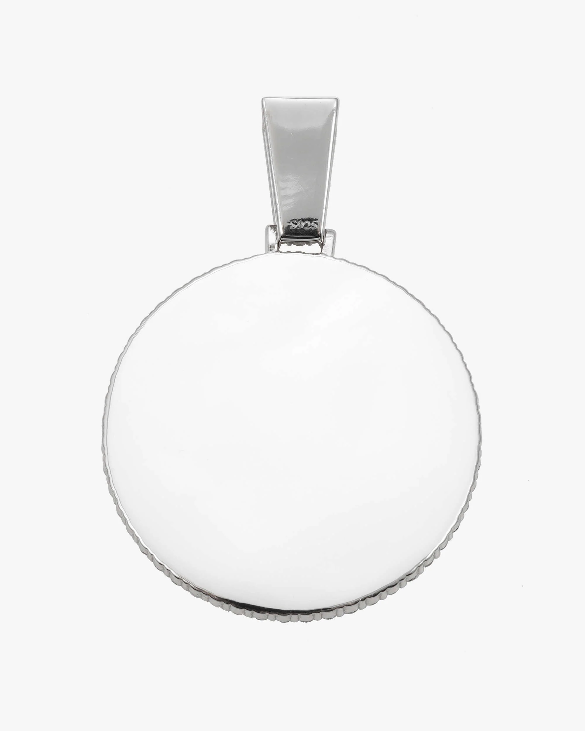 Custom Moissanite Picture Pendant 14K Gold - Image 3