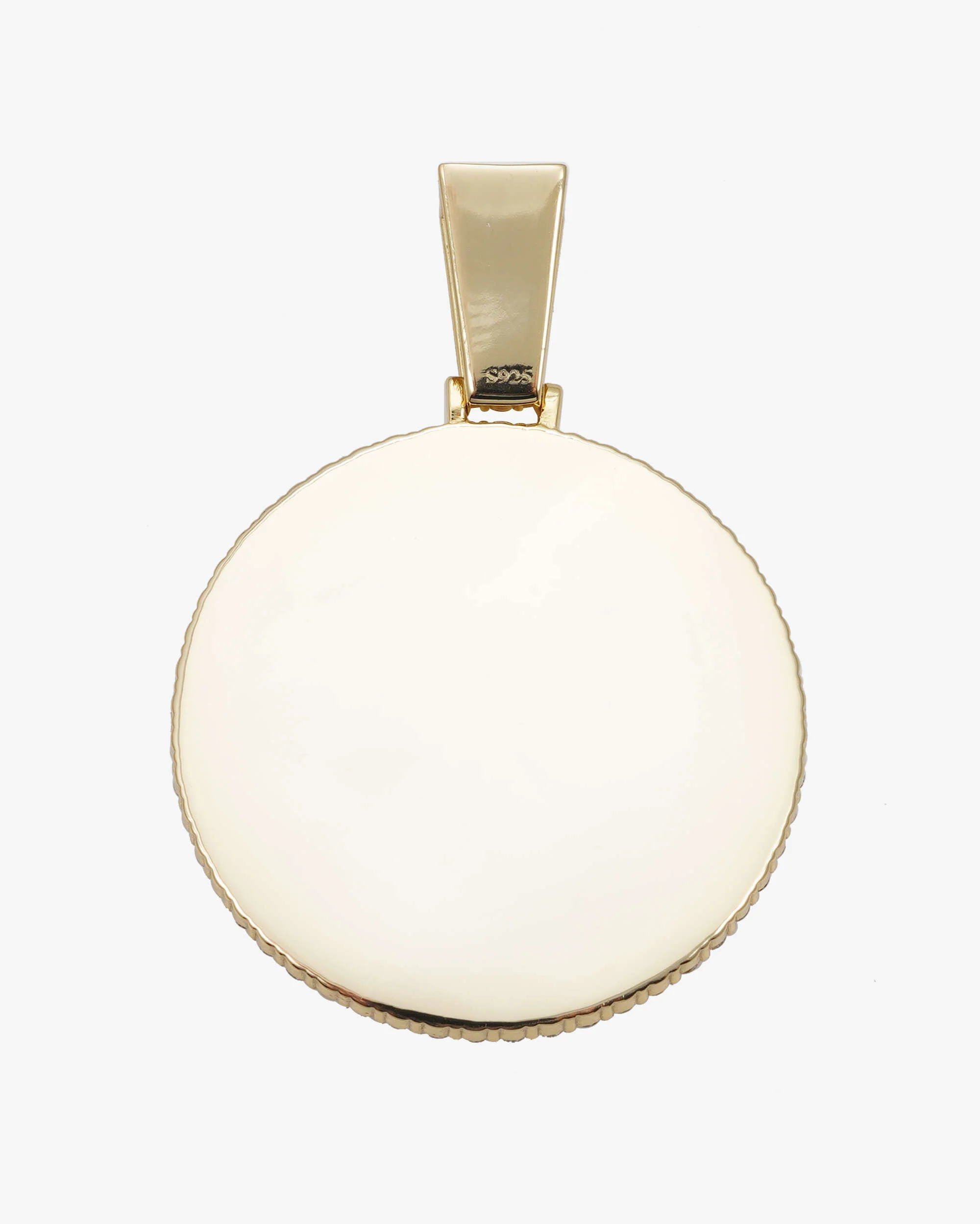 Custom Moissanite Picture Pendant 14K Gold - Image 7