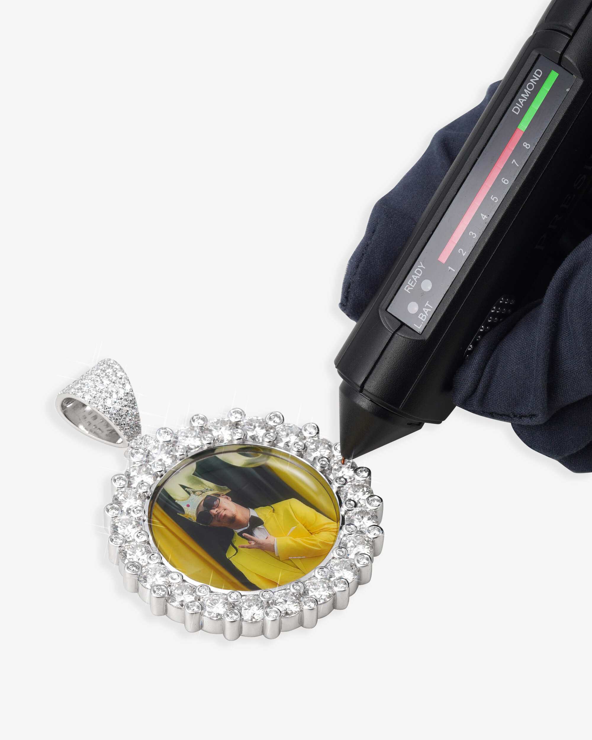 Custom Picture Pendant 14K Gold - Image 4