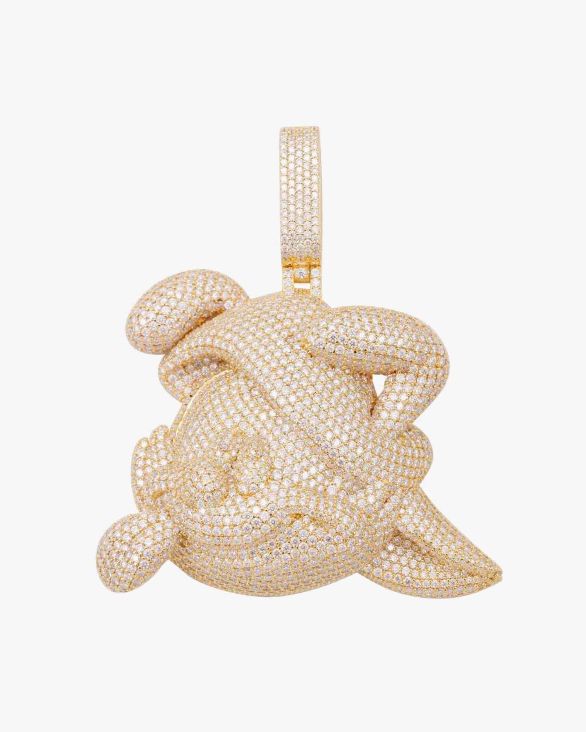 Custom Wakko Pendant 14K Yellow Gold