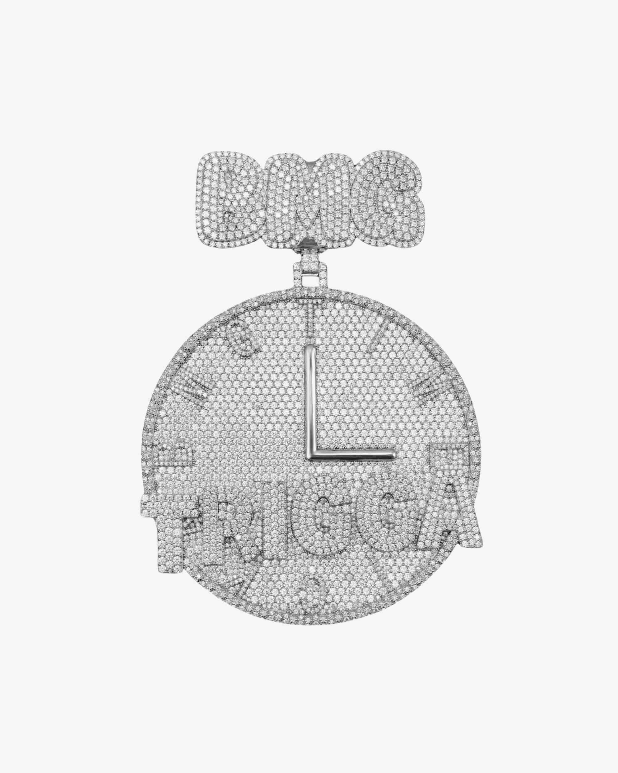 "DMG" Custom Moissanite Pendant 14K Gold