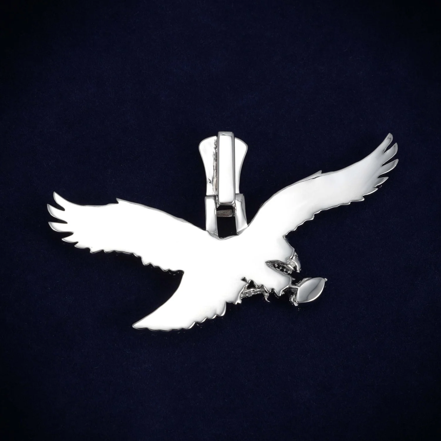 "EAGLE" Custom Moissanite Pendant 14K Gold - Image 3