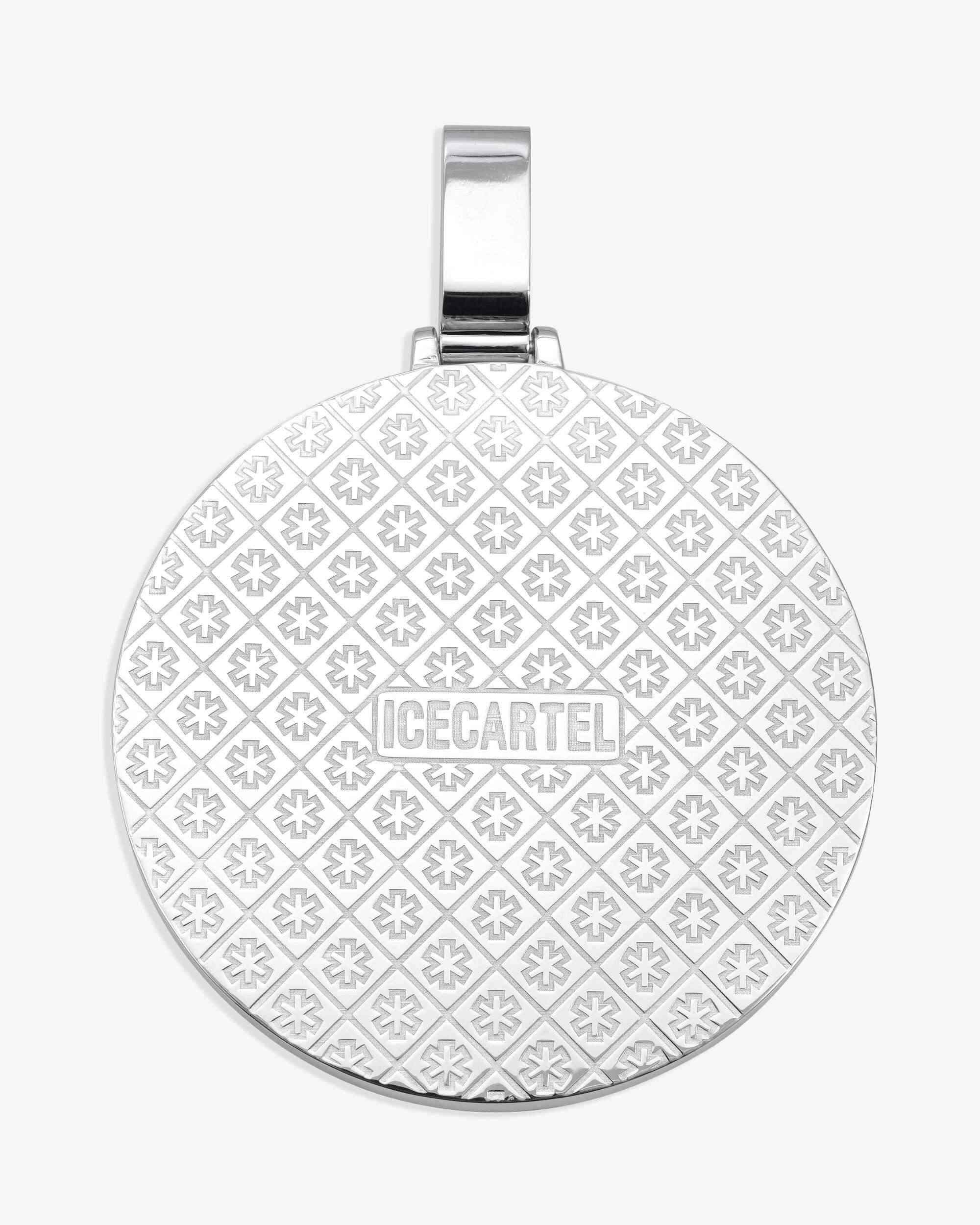"Harlem" Custom Circle Pendant 14K Gold - Image 3