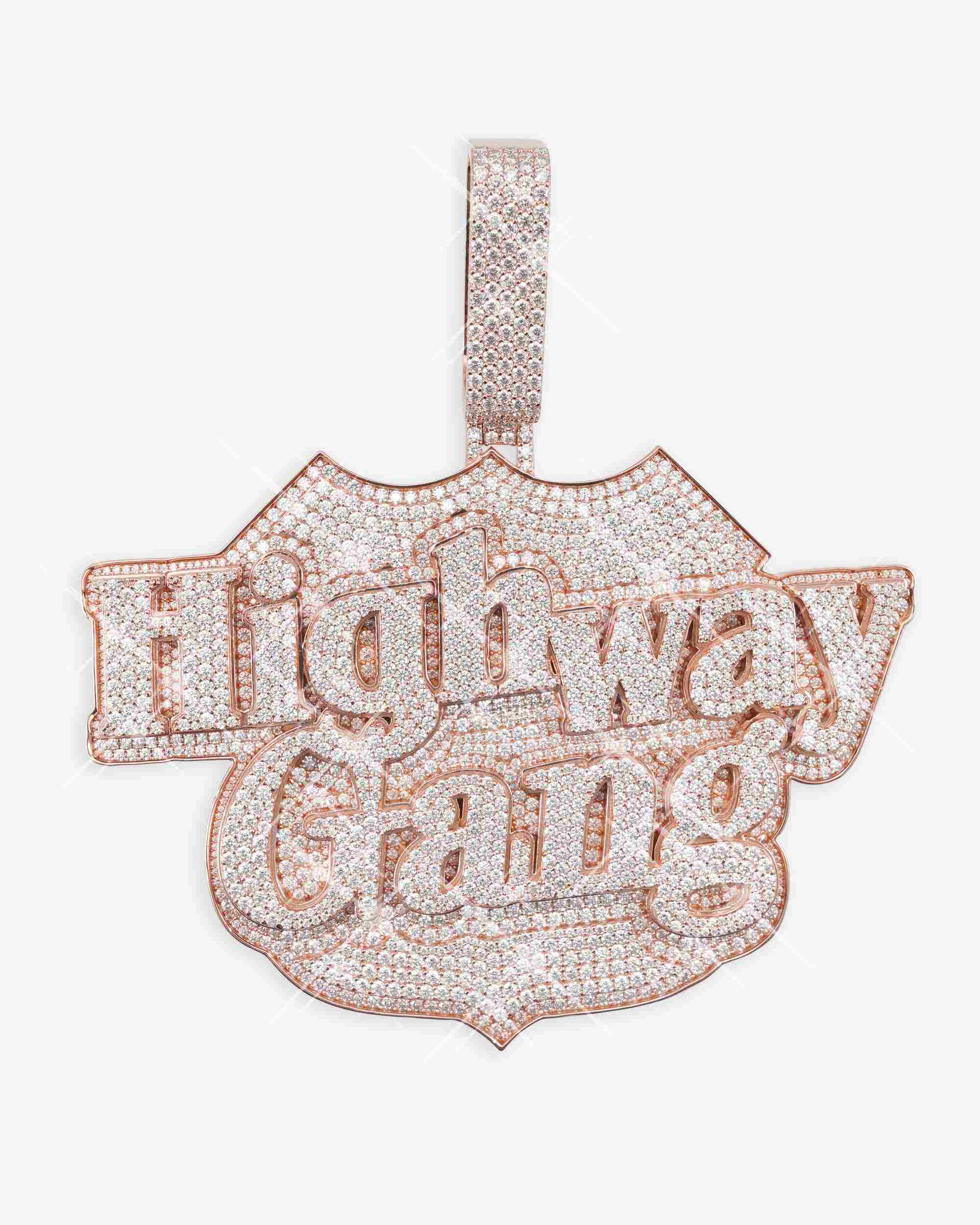 "Highway Gang" Custom Pendant 14K Gold